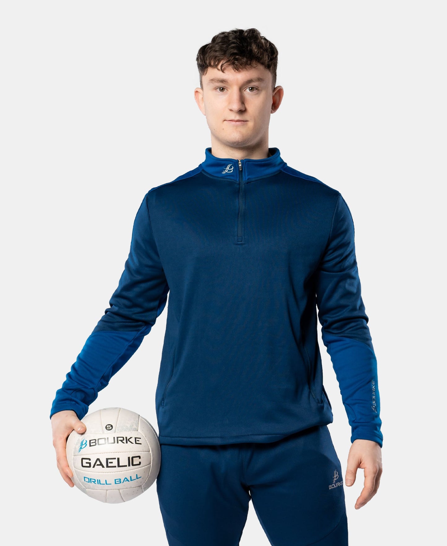 Cróga Adult Half Zip (Navy/Blue)