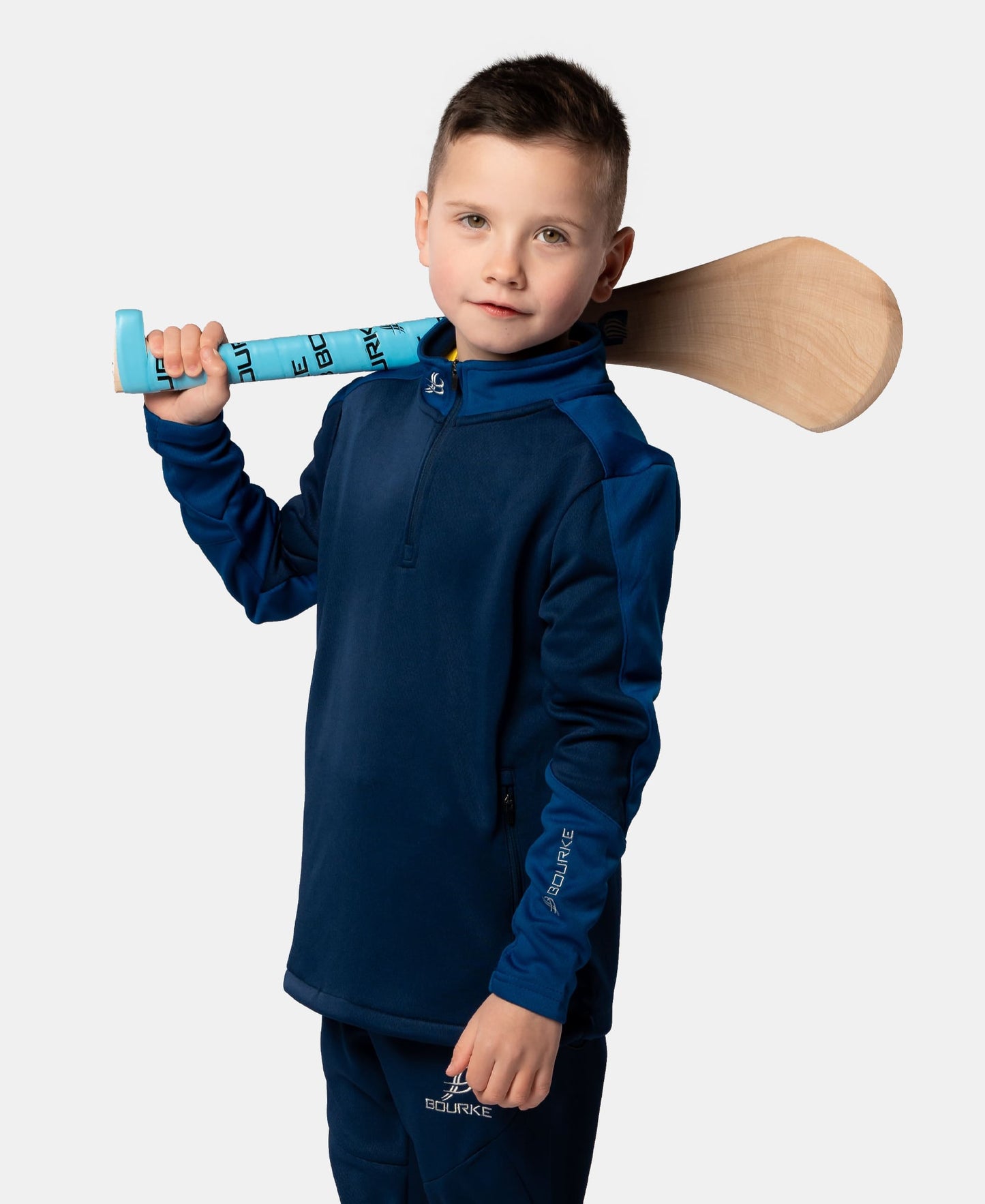 Cróga Kids Half Zip (Navy/Blue)