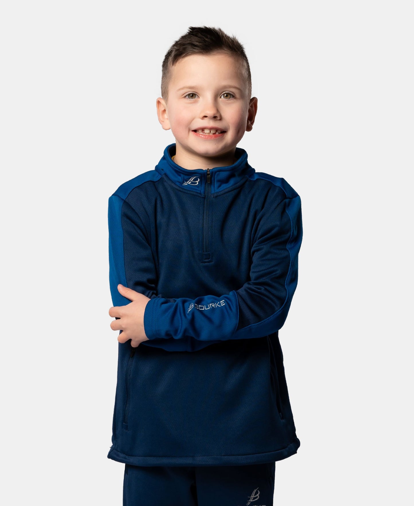 Cróga Kids Half Zip (Navy/Blue)