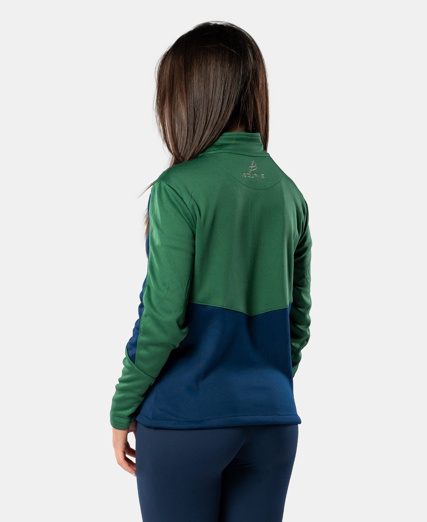 Cróga Adult Half Zip (Navy/Green)