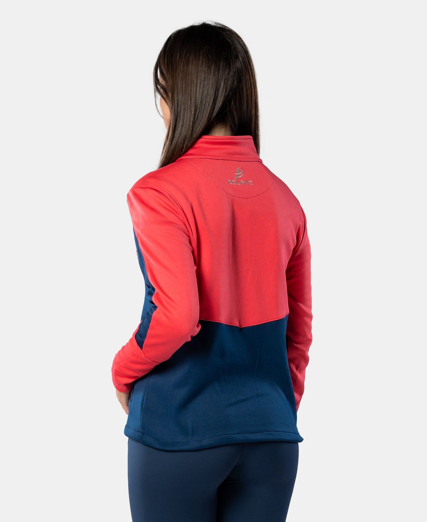 Cróga Adult Half Zip (Navy/Pink)