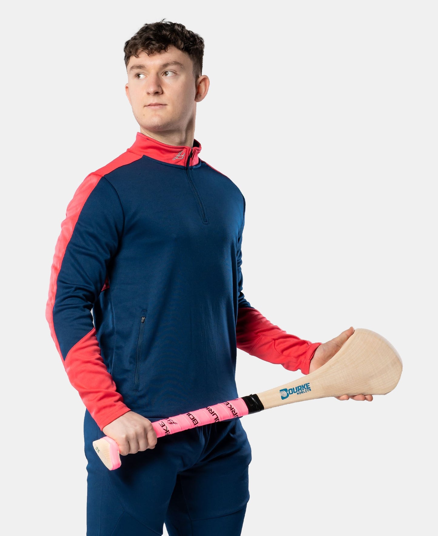 Cróga Adult Half Zip (Navy/Pink)