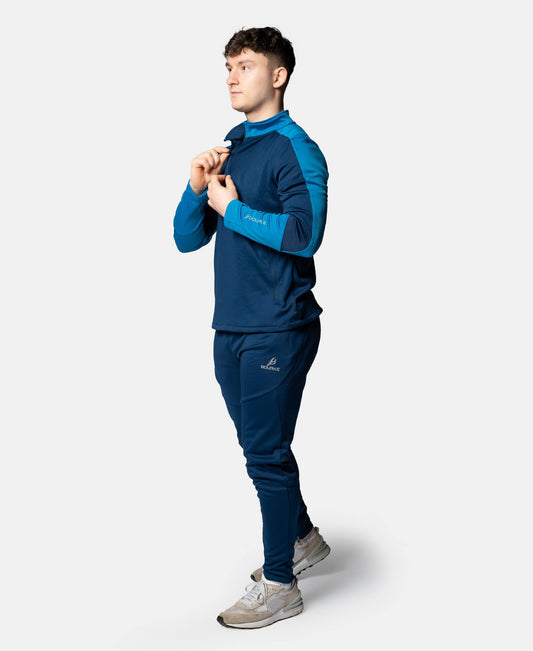 Cróga Adult Half Zip (Navy/Sky)