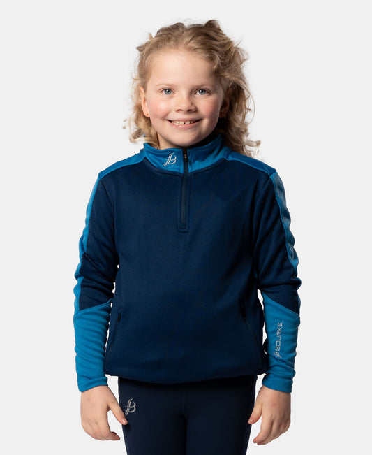 Cróga Kids Half Zip (Navy/Sky)