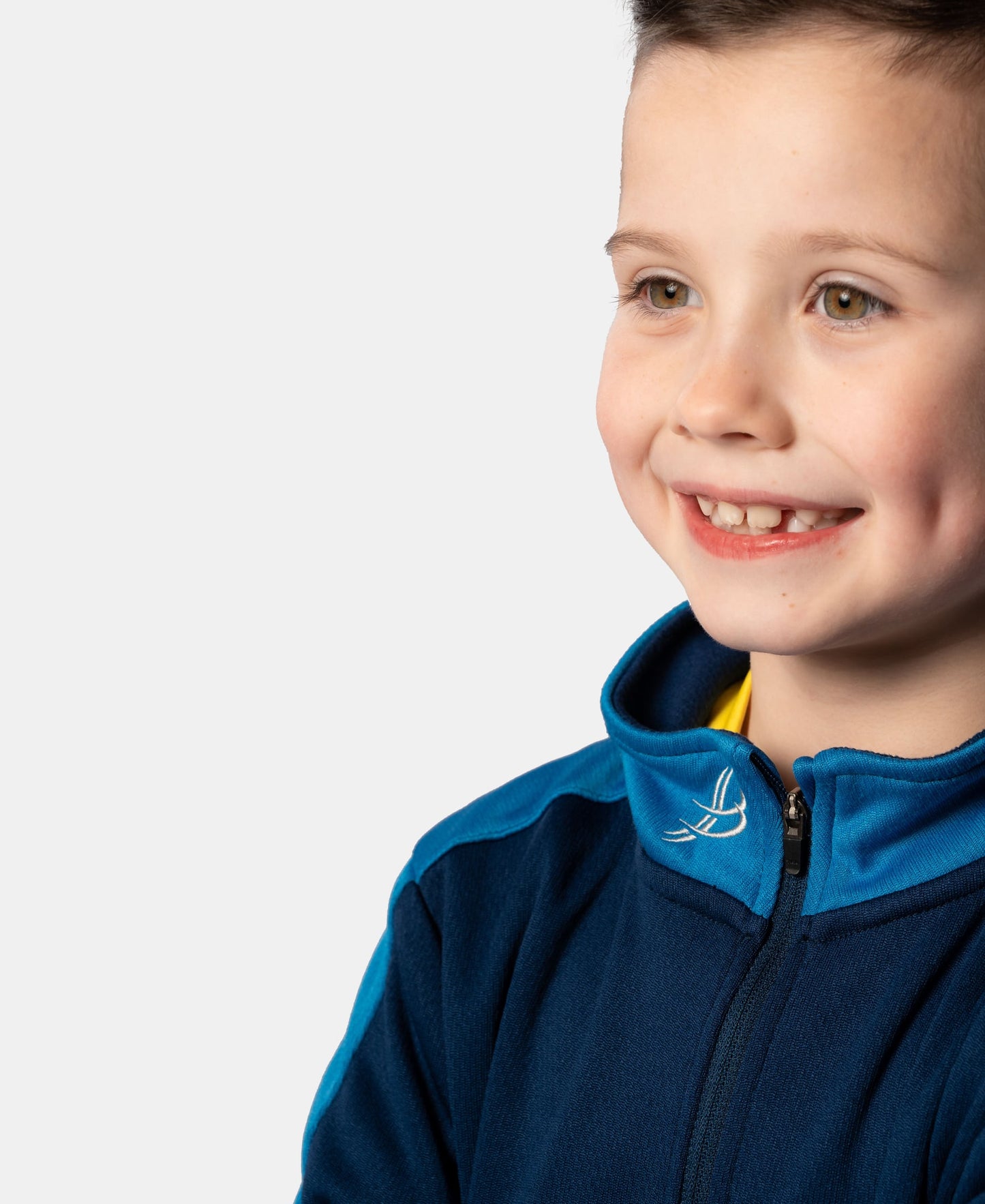 Cróga Kids Half Zip (Navy/Sky)