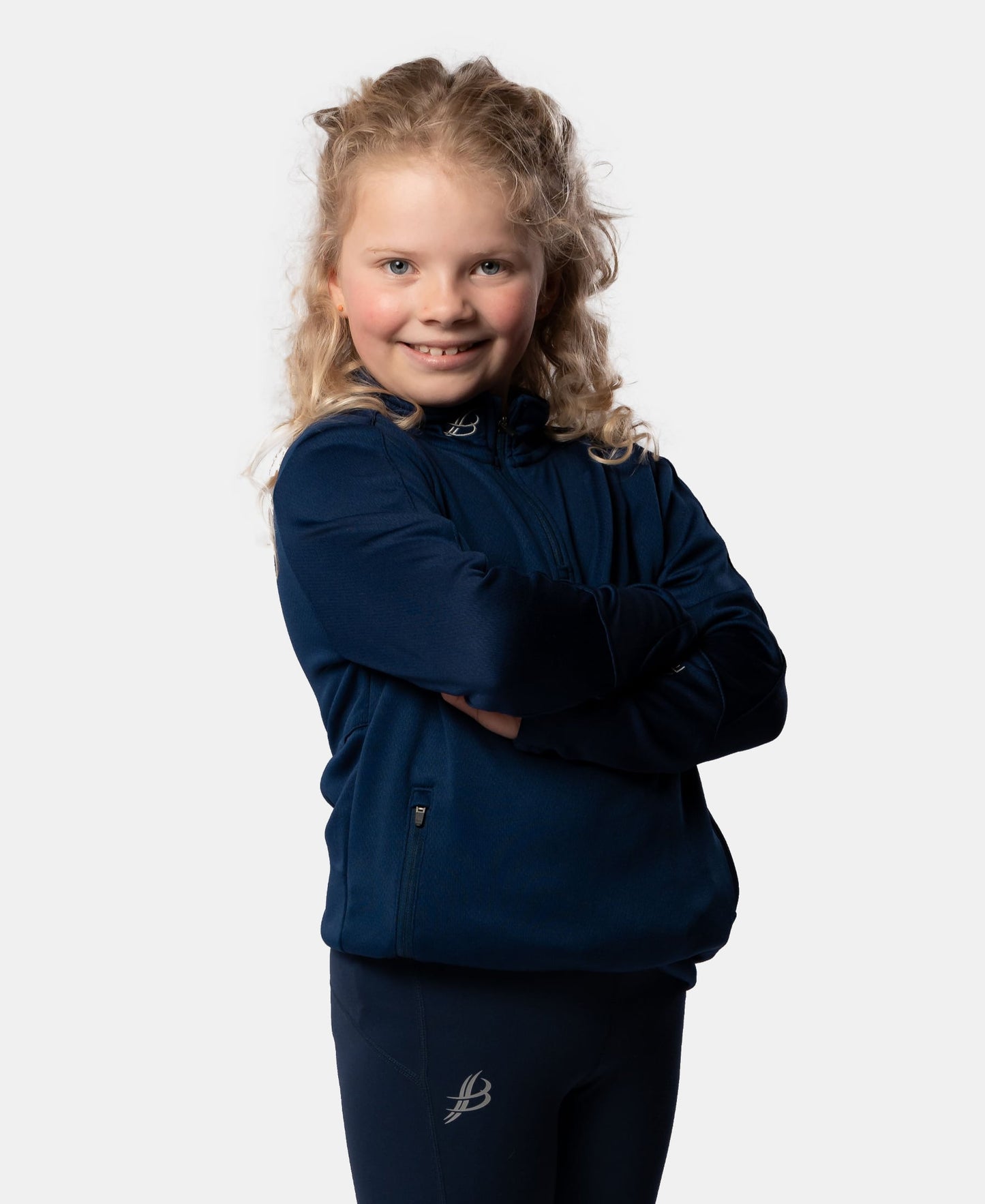 Cróga Kids Half Zip (Navy)