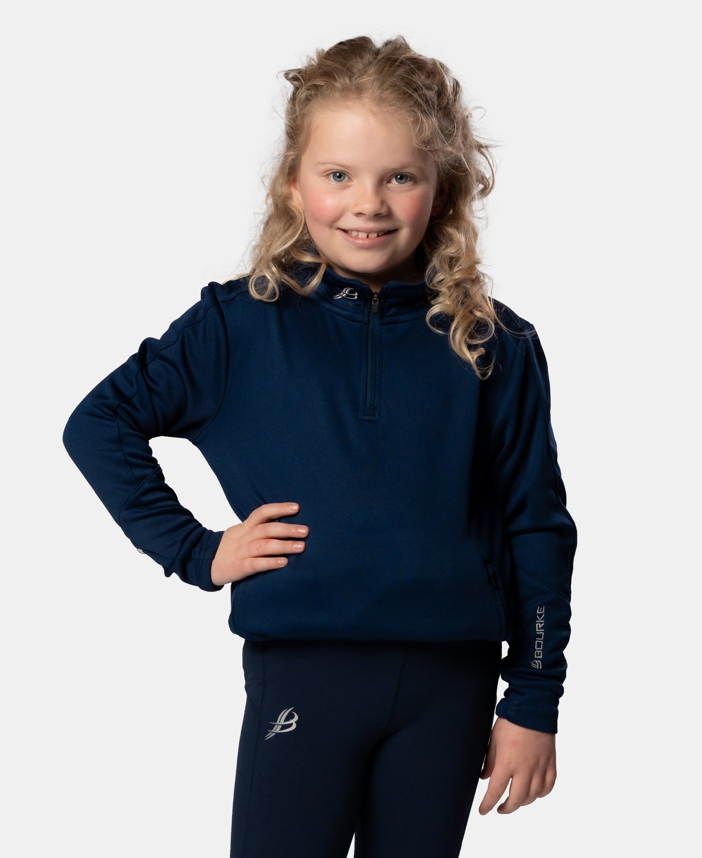 Cróga Kids Half Zip (Navy)