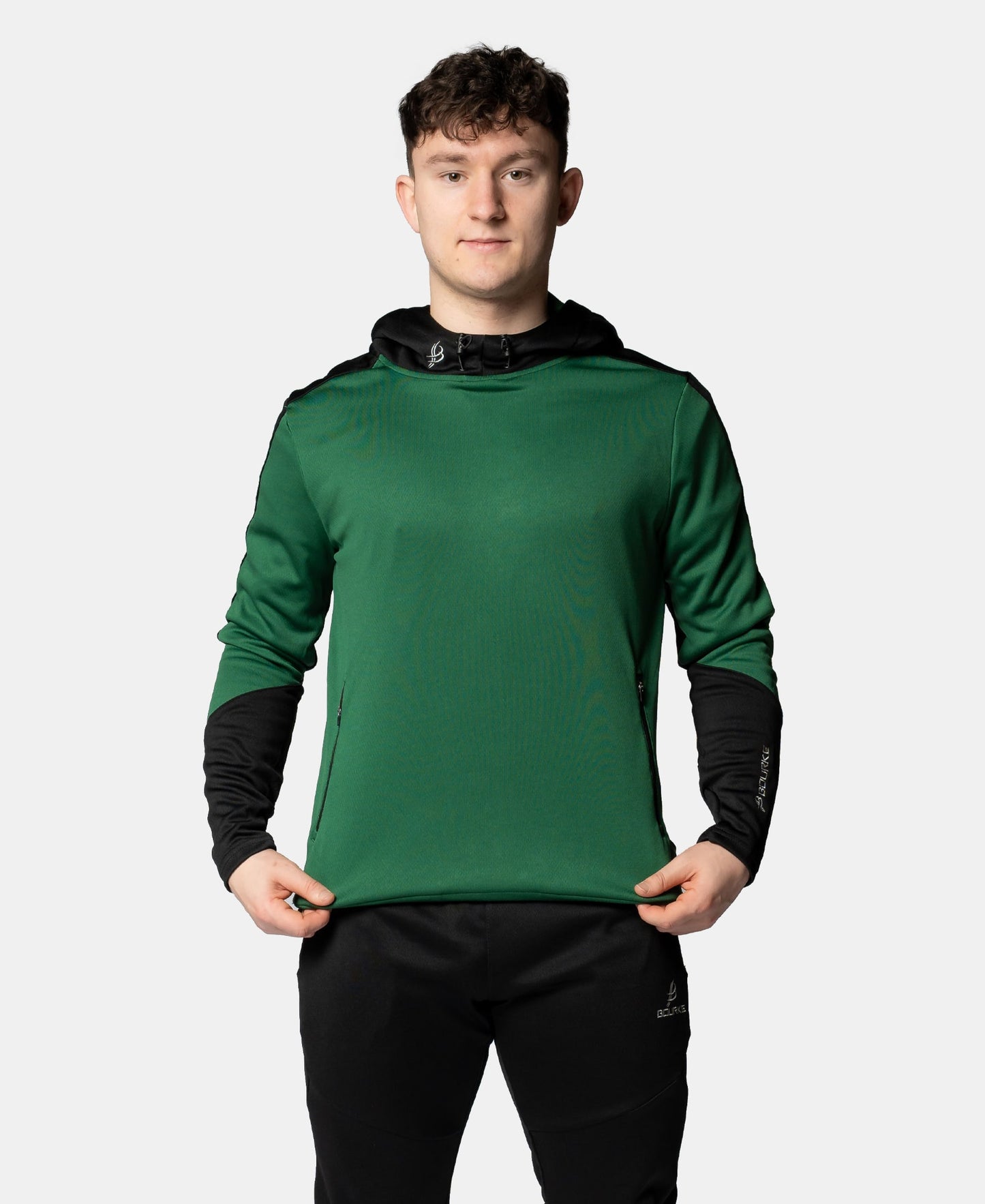 Cróga Adult Hoody (Green/Black)