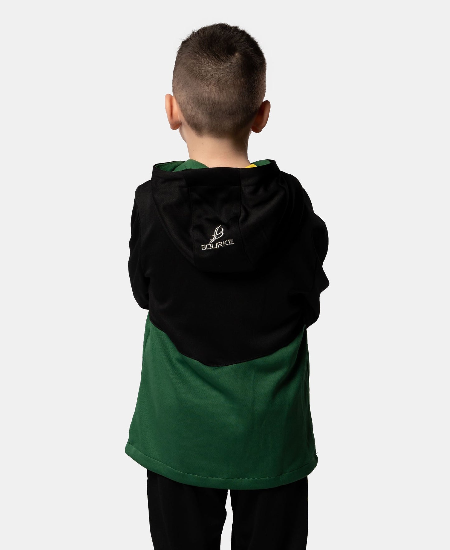 Cróga Kids Hoody (Green/Black)