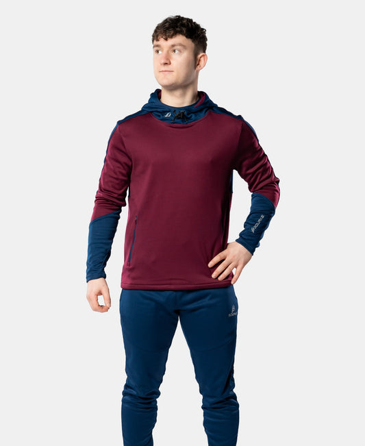 Cróga Adult Hoody (Maroon/Navy)