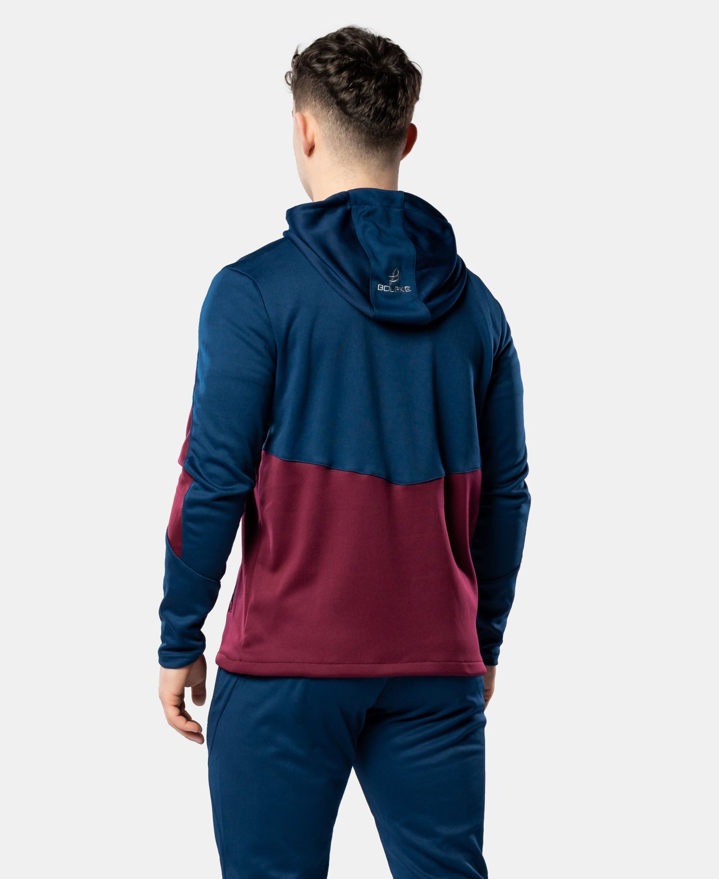 Cróga Adult Hoody (Maroon/Navy)