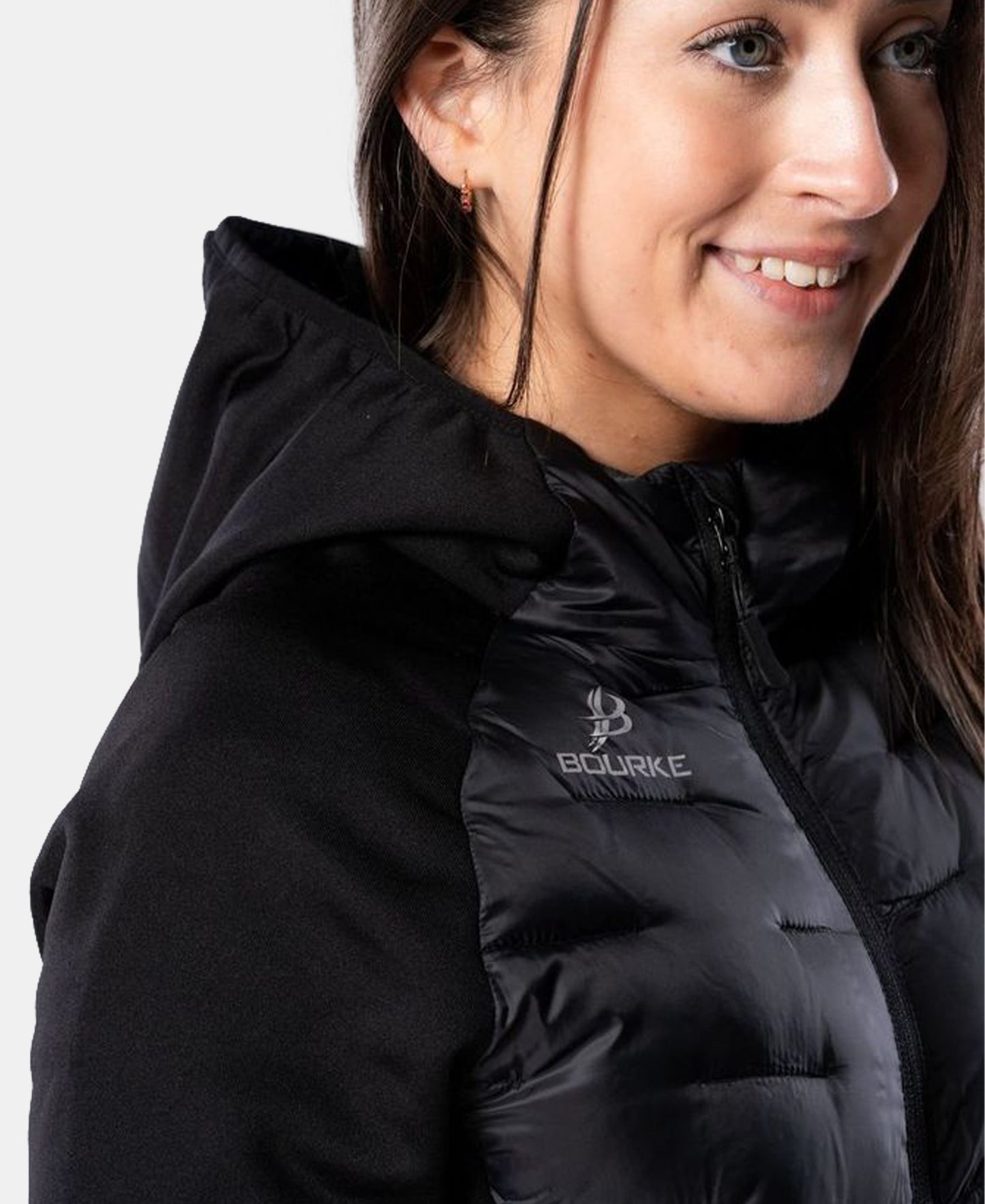 Croga Ladies Hybrid Jacket (Black)