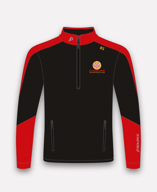 Cu Chulainn Water Polo Croga Half Zip (Black/Red)