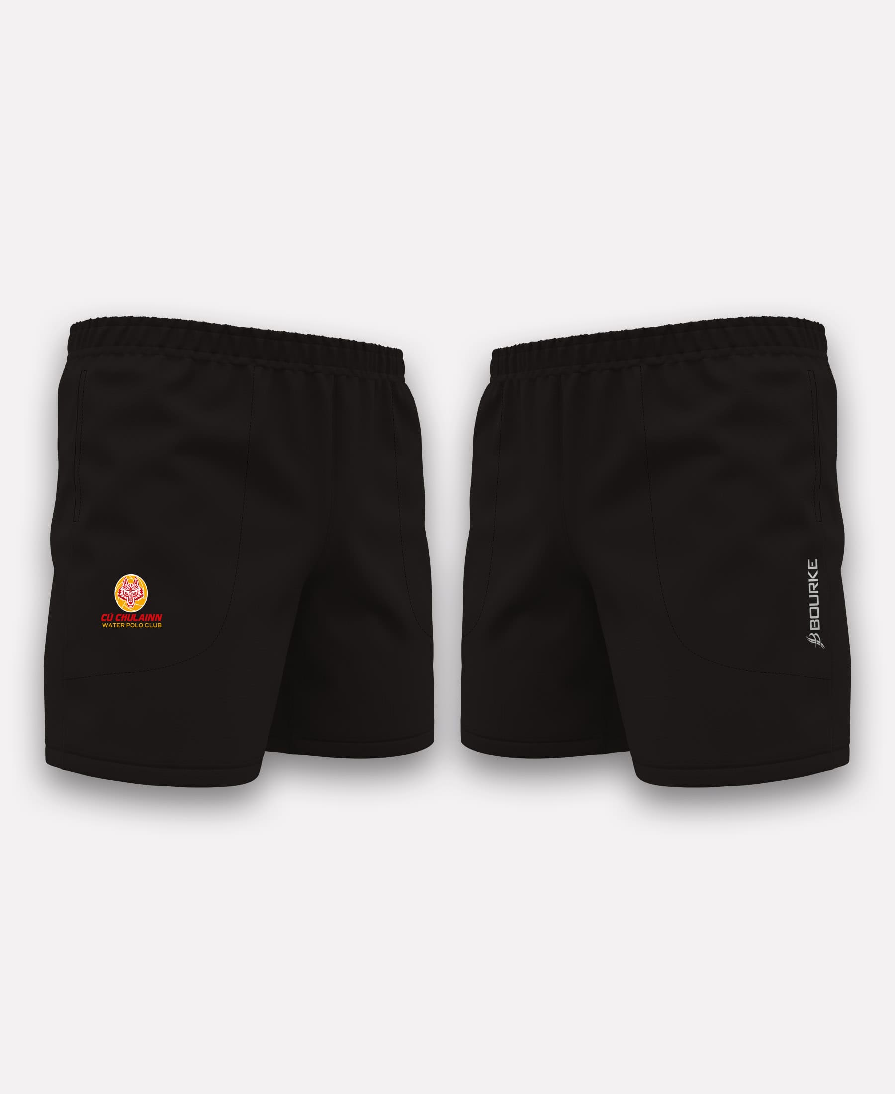 Cú Chulainn Water Polo TACA Gym Shorts (Black)