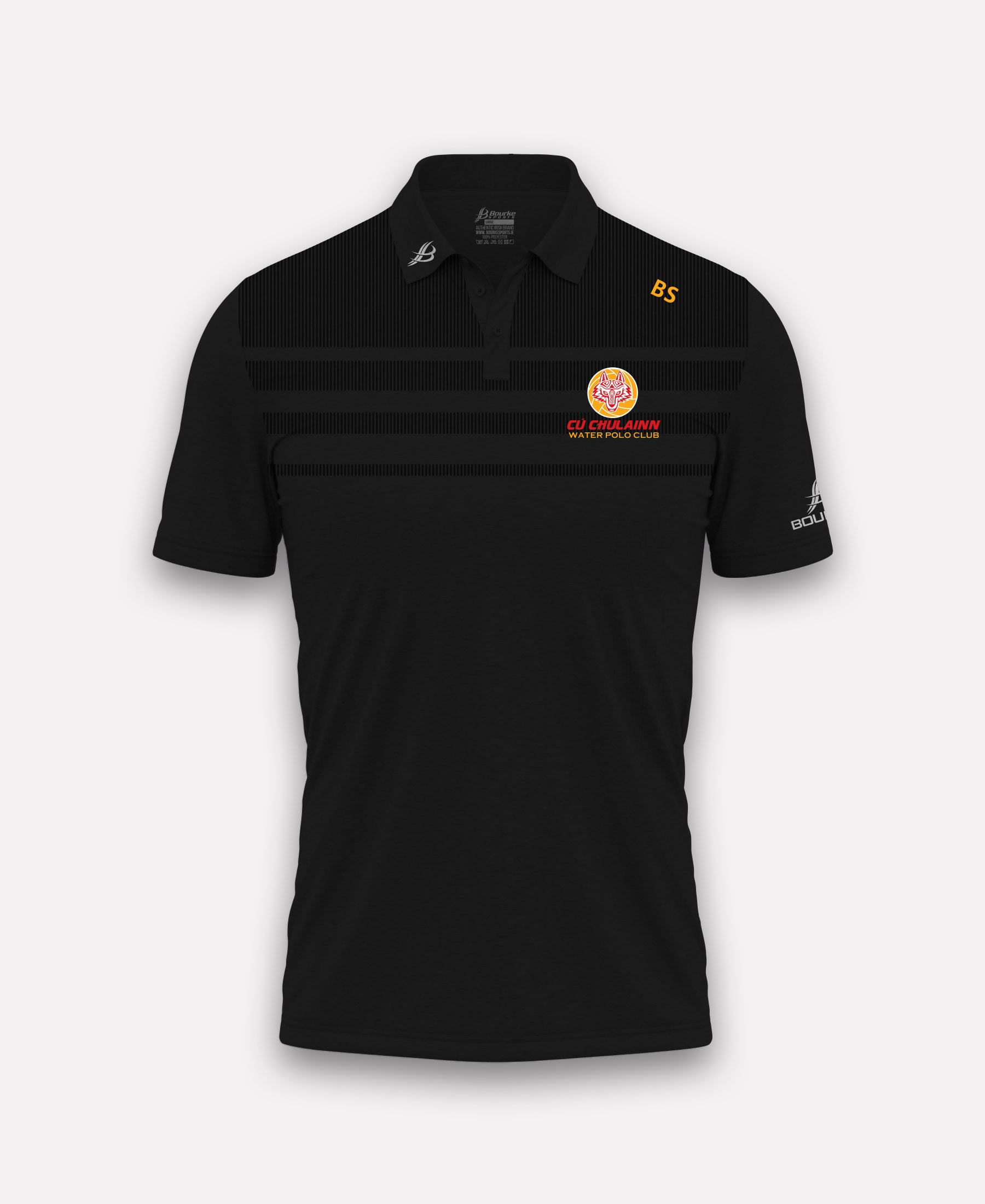 Cú Chulainn Water Polo TACA Polo Shirt (Black)