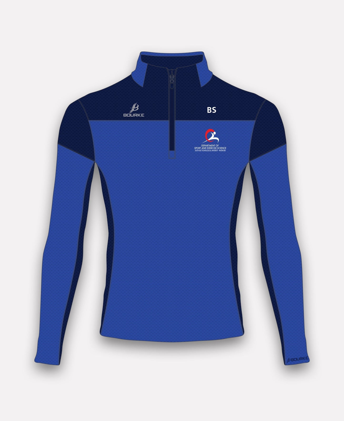 Department of Sport and Exercise Science SETU TACA Adult Half Zip (Blue/Navy)