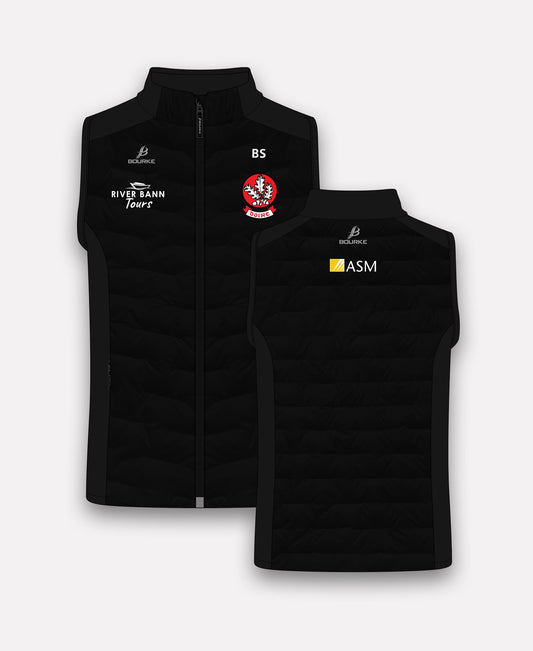 Derry Camogie Croga Hybrid Gilet (Black)