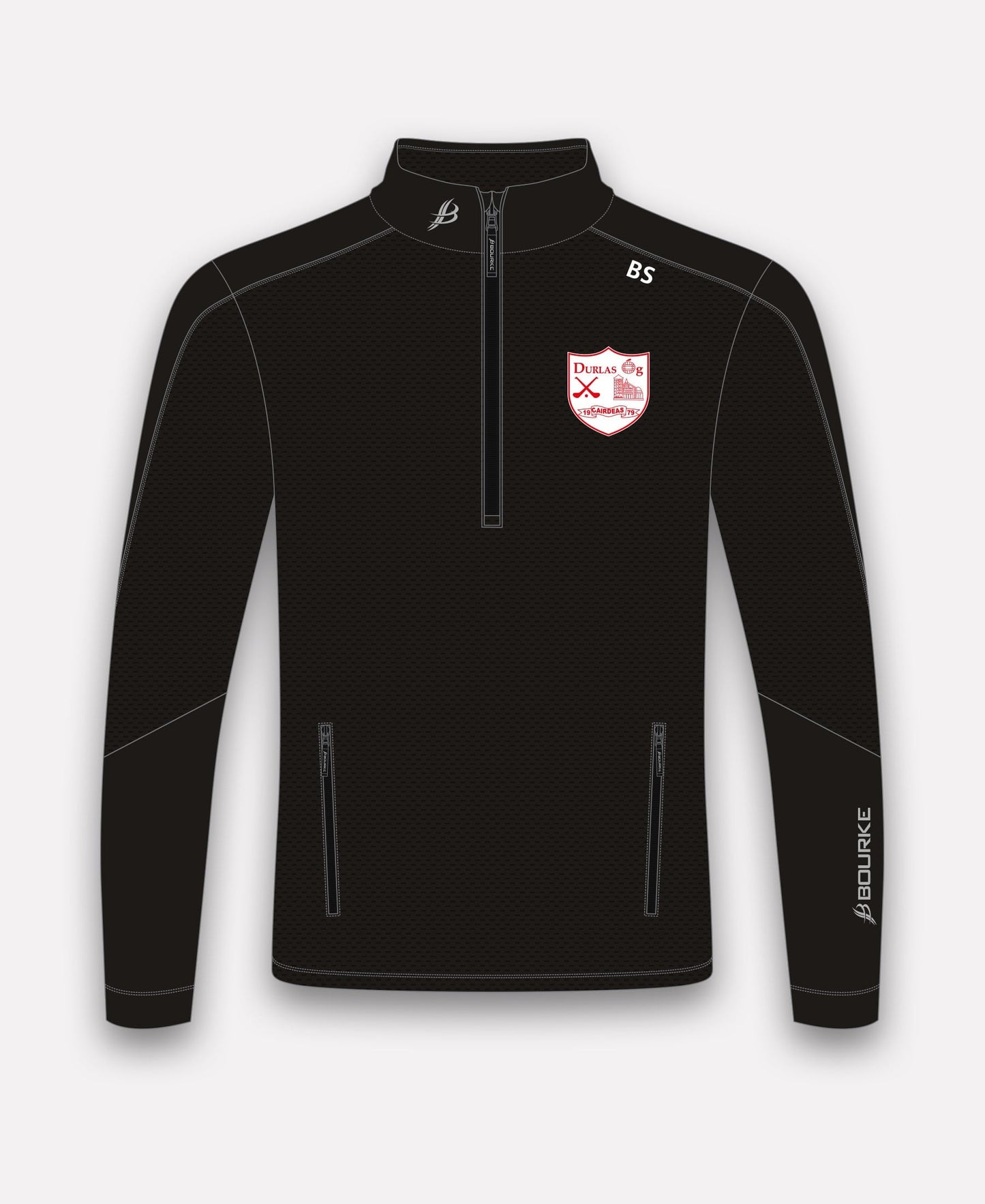 Durlas Óg Croga Half Zip (Black)