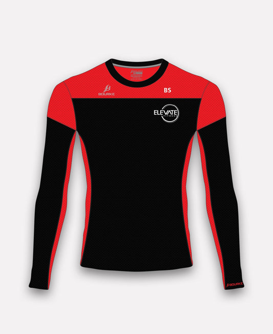 Elevate Fitness TACA Crew Neck (Black/Red)