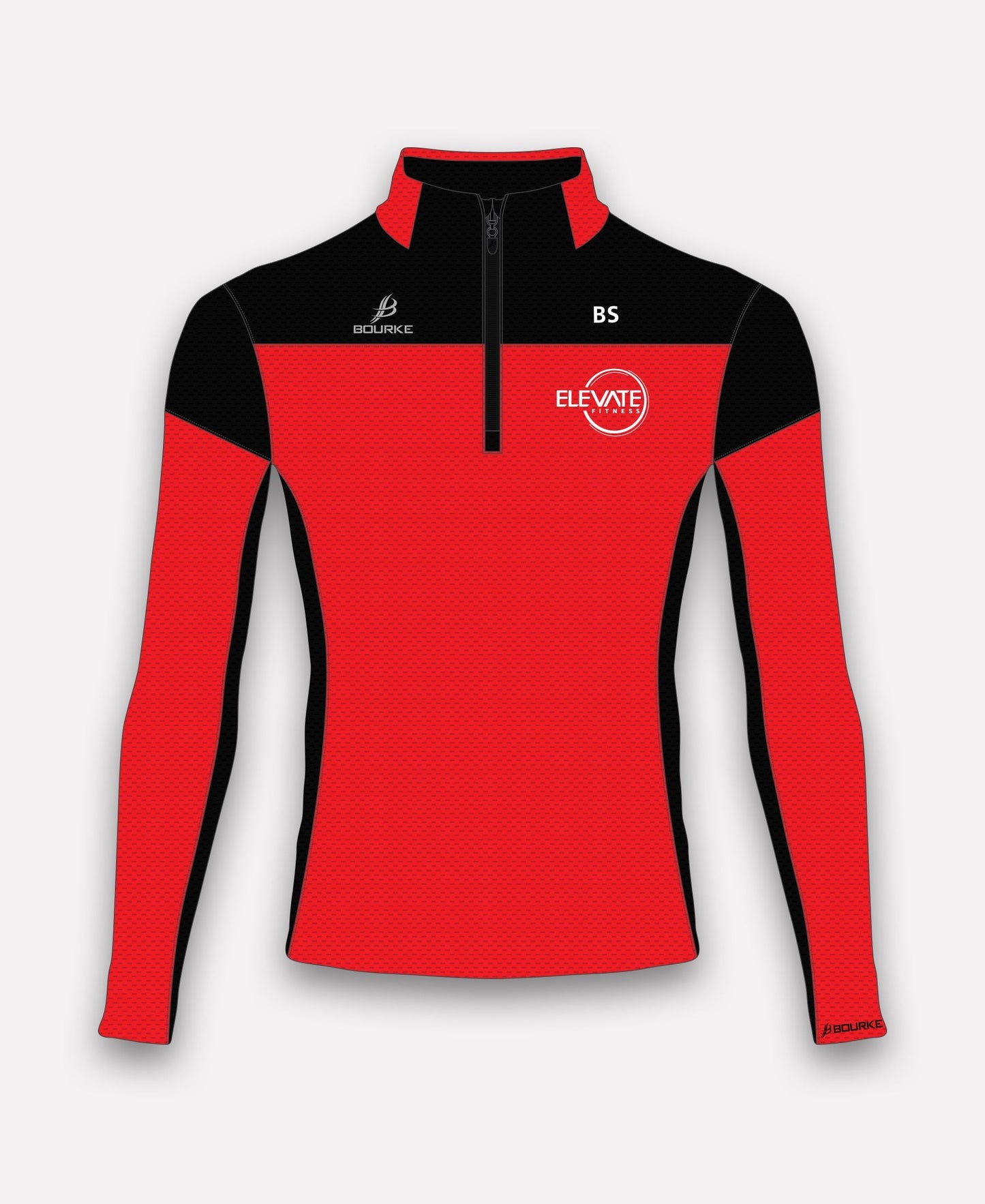 Elevte Fitness TACA Half Zip (Red/Black)
