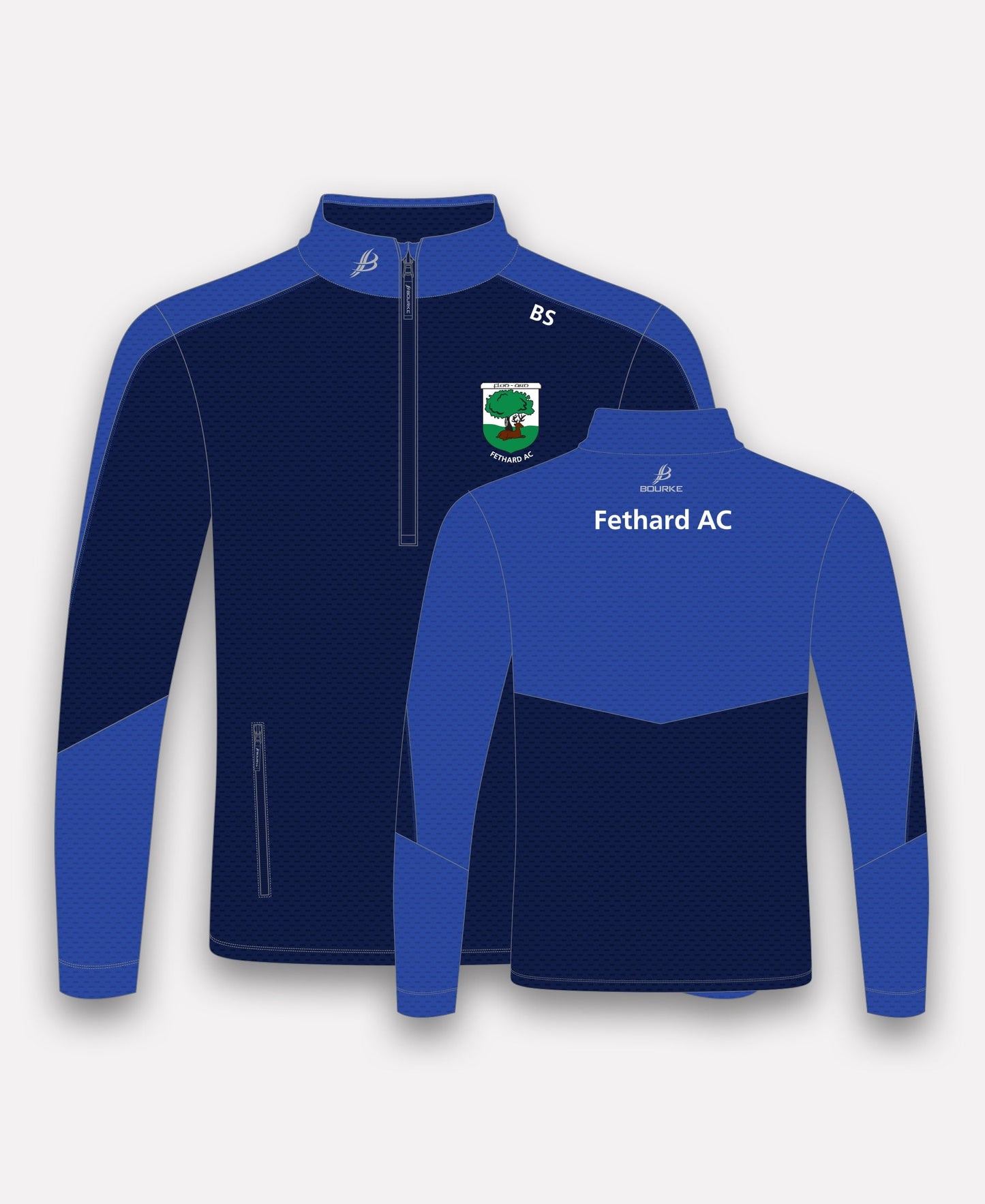 Fethard AC Croga Half Zip (Navy/Blue)