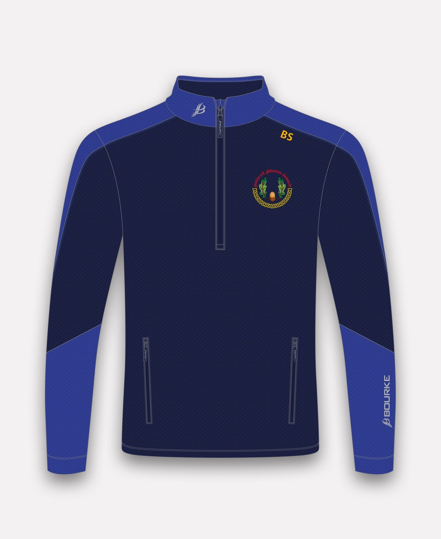 Gaelscoil Ghleann Darach Croga Half Zip (Navy/Blue)