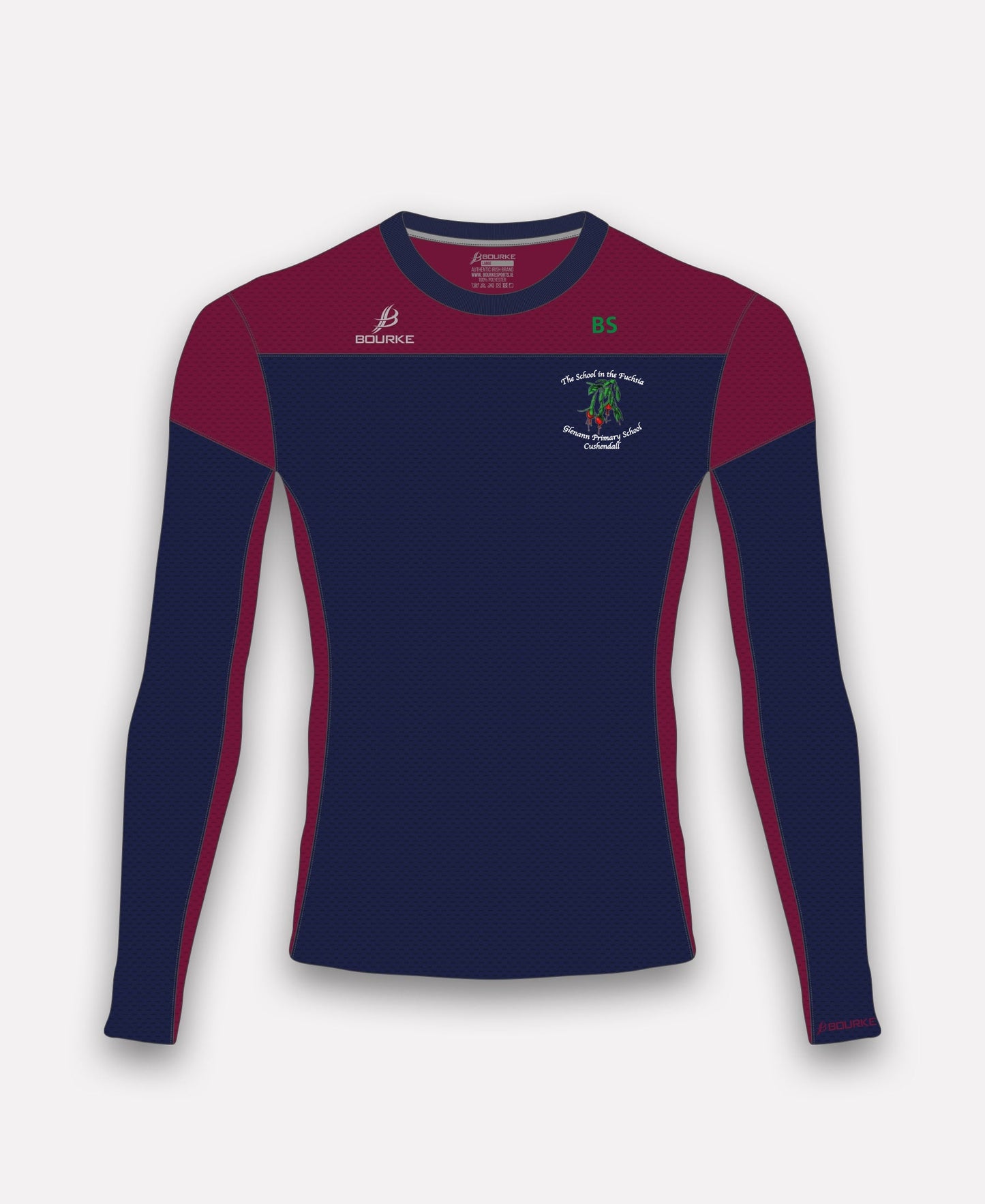 Glenann PS Cushendall (Staff) TACA Crew Neck (Maroon/Navy)