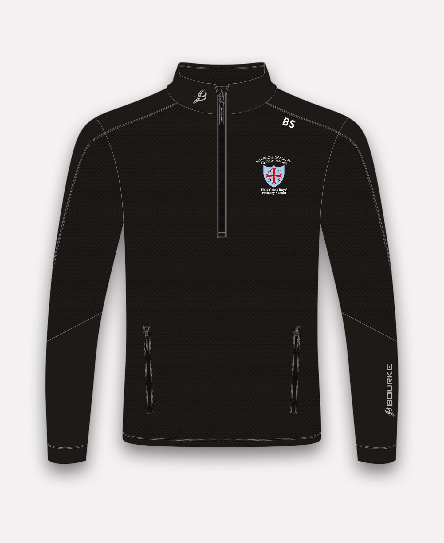 Holy Cross Boys PS Croga Half Zip (Black)