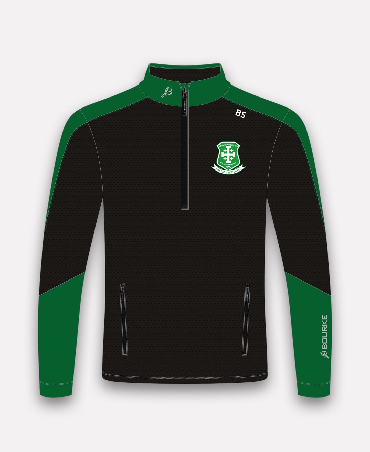 Holycross Ballycahill GAA Croga Half Zip (Green/Black)