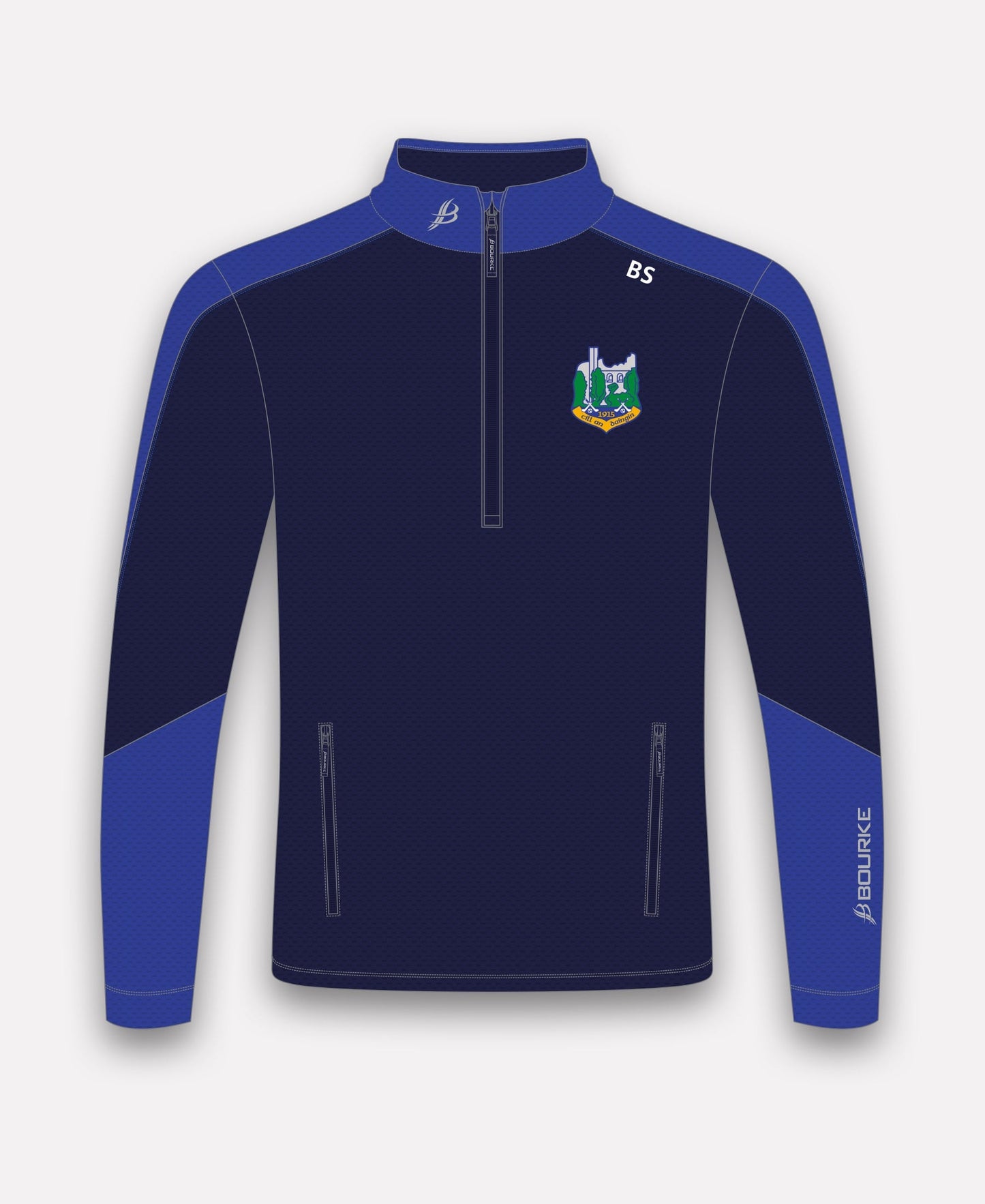 Kiladangan Juvenile GAA Croga Half Zip (Navy/Blue)