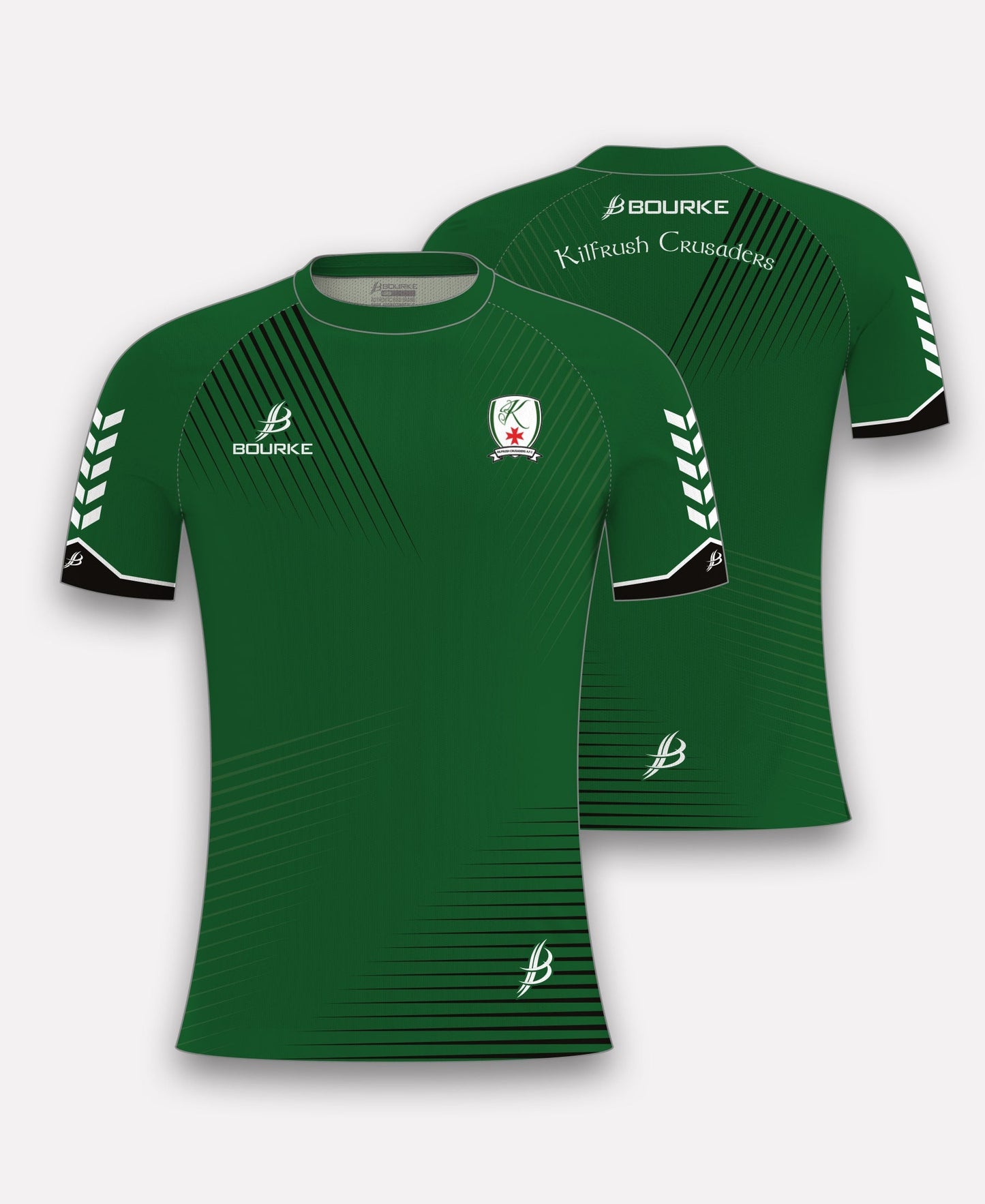 Kilfrush Crusaders FC Training Jersey (Green/Black)