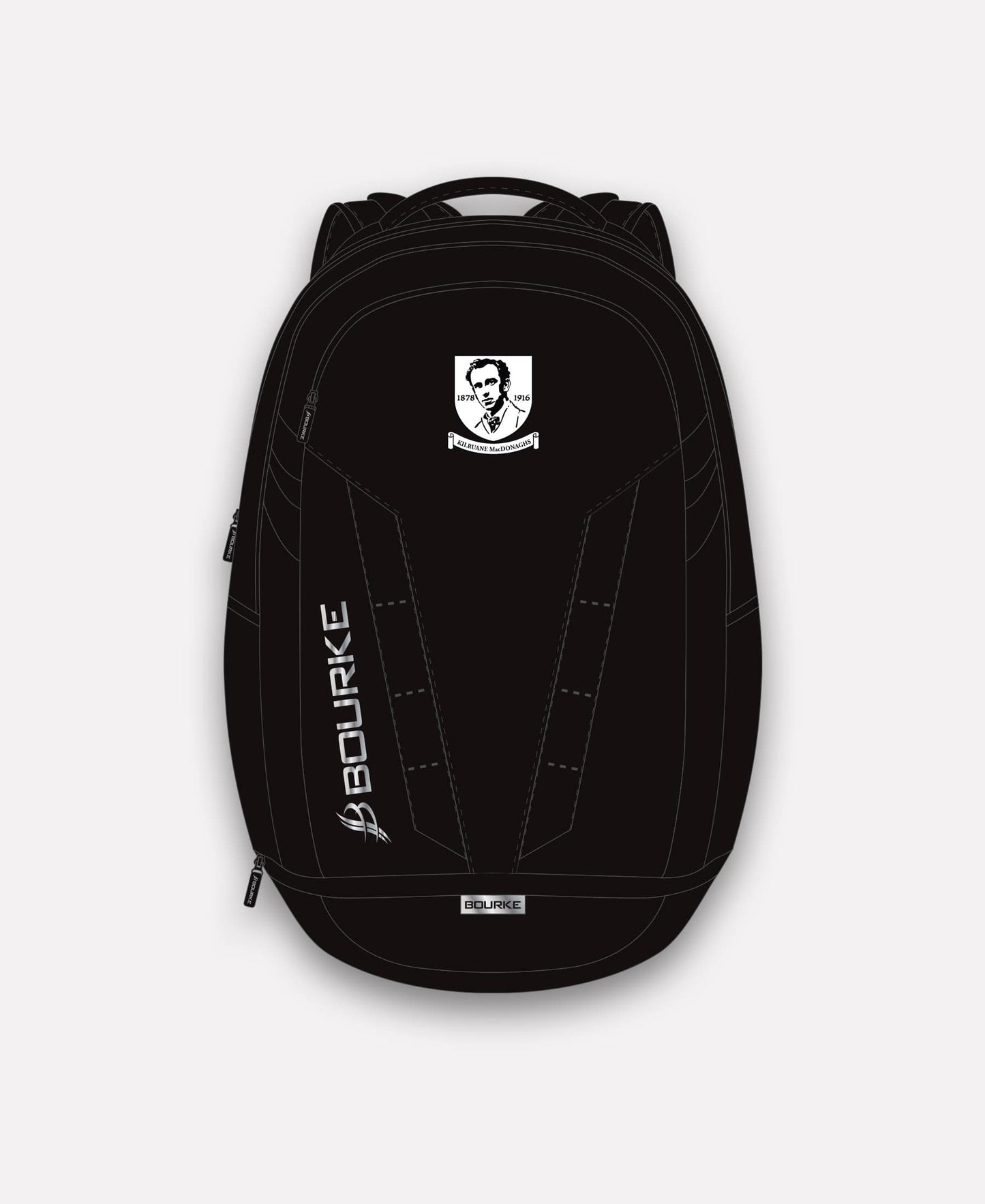 Kilruane MacDonaghs GAA CROGA Backpack (Black)