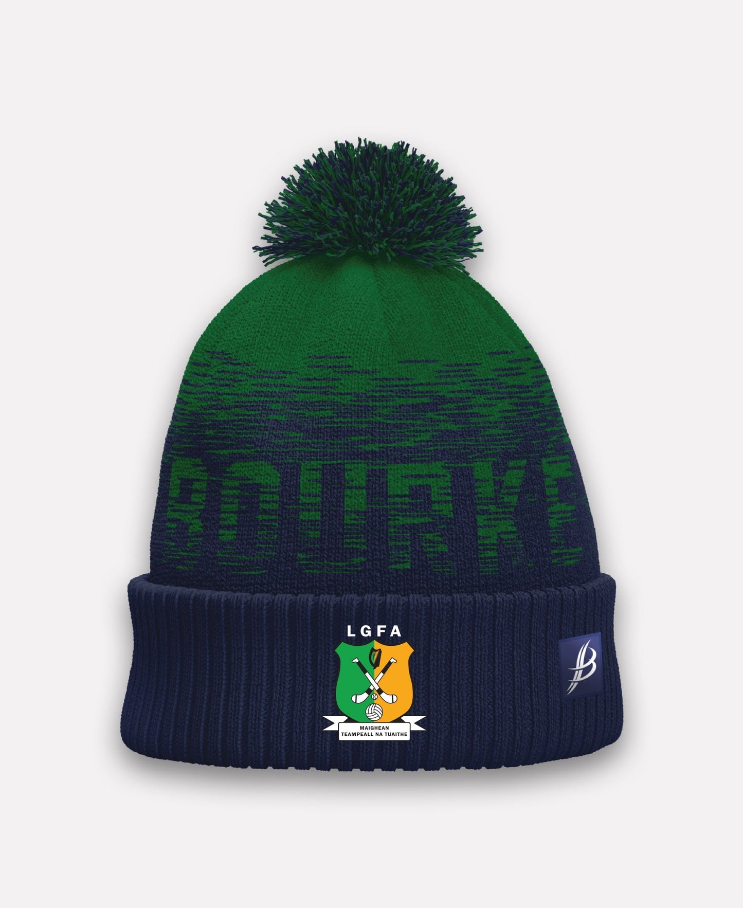 Moyne Templetuohy LGFA TACA Fleece Lined Bobble Hat (Green/Navy)