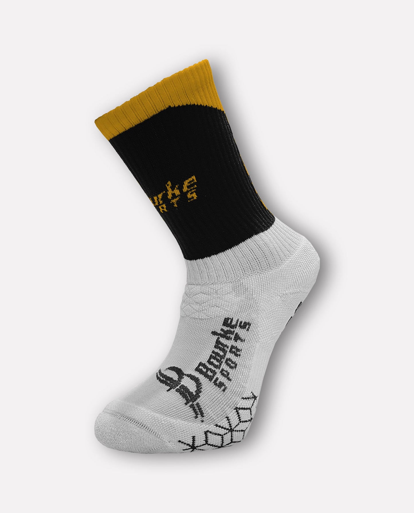 Camross Camogie Miniz Chevron Socks (Black/Amber)