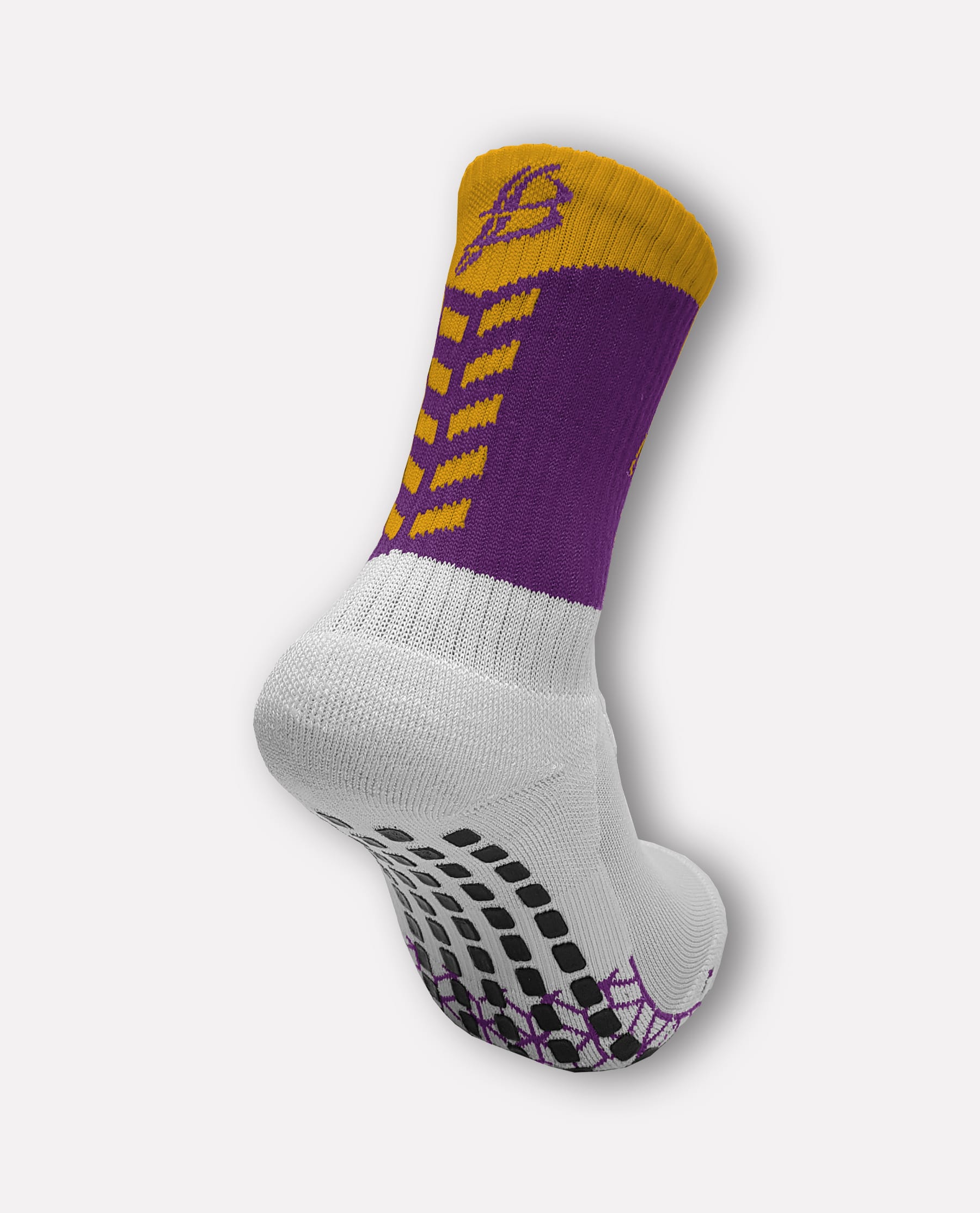 St Brigids Camogie (Laois) Miniz Socks (Purple/Amber)