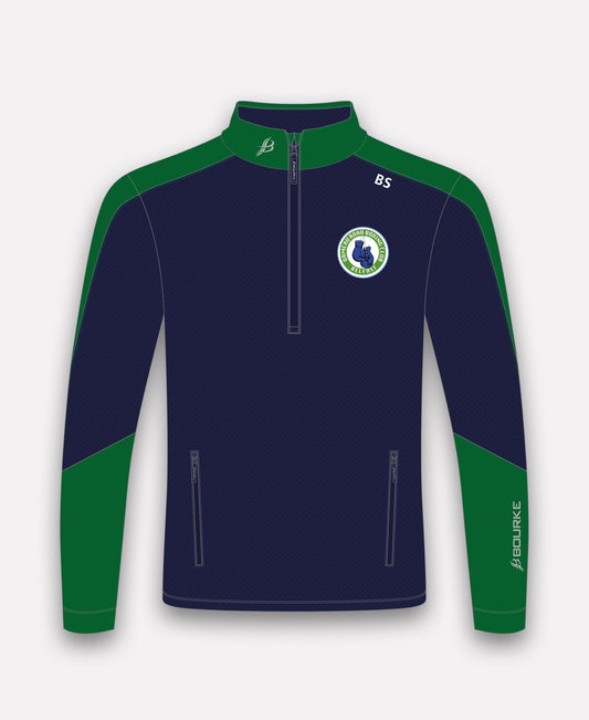 Ormeau Road Boxing Club Croga Half Zip (Navy/Green)