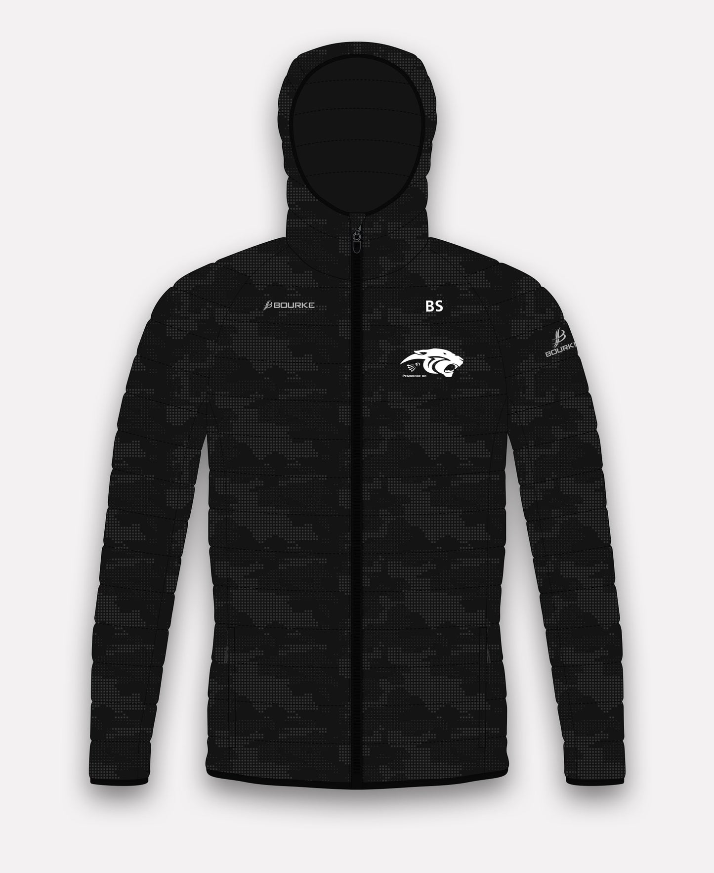 Pembroke Badminton Reflective Camo Jacket (Black)