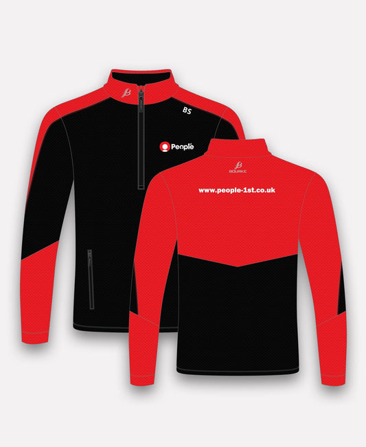 People 1st Croga Half Zip (Black/Red)