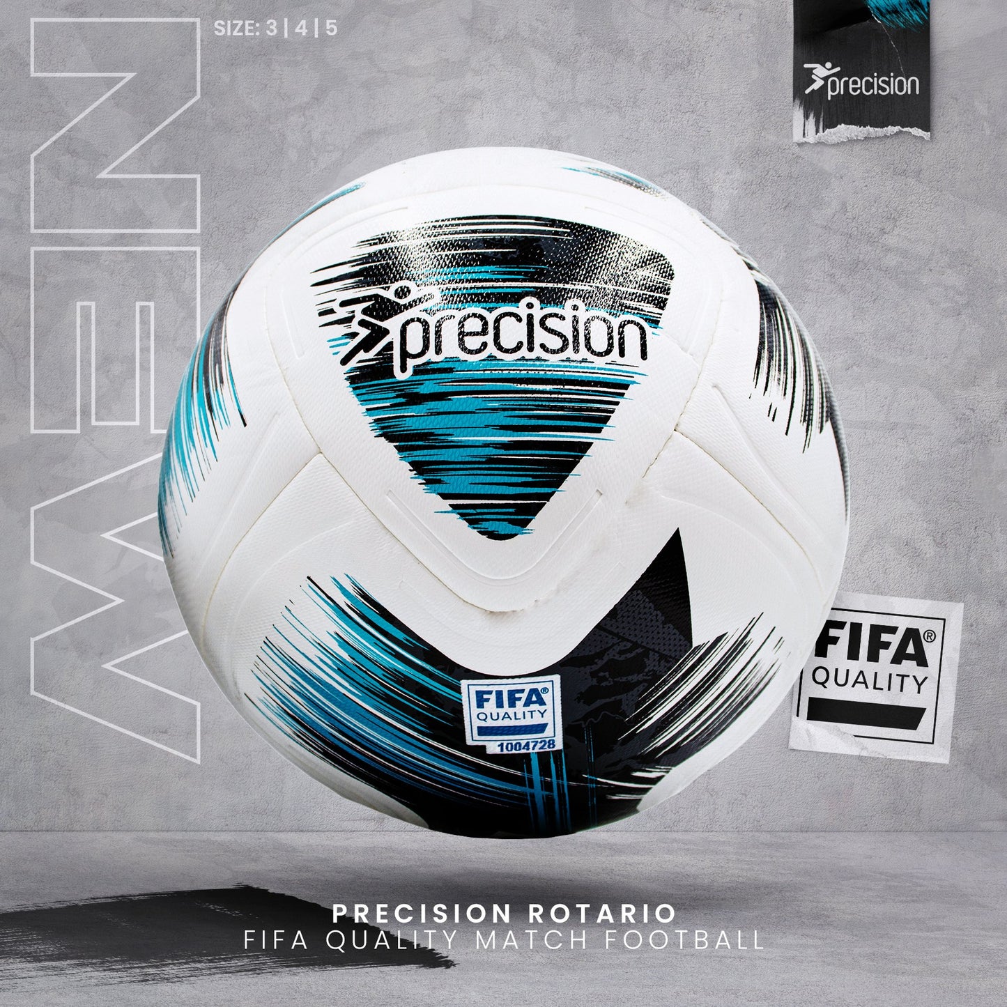 Precision Rotario FIFA Quality Pro Match Football Size 3, 4 & 5