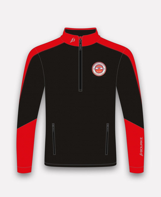 Rathcoole Rovers FC Croga Half Zip (Black/Red)