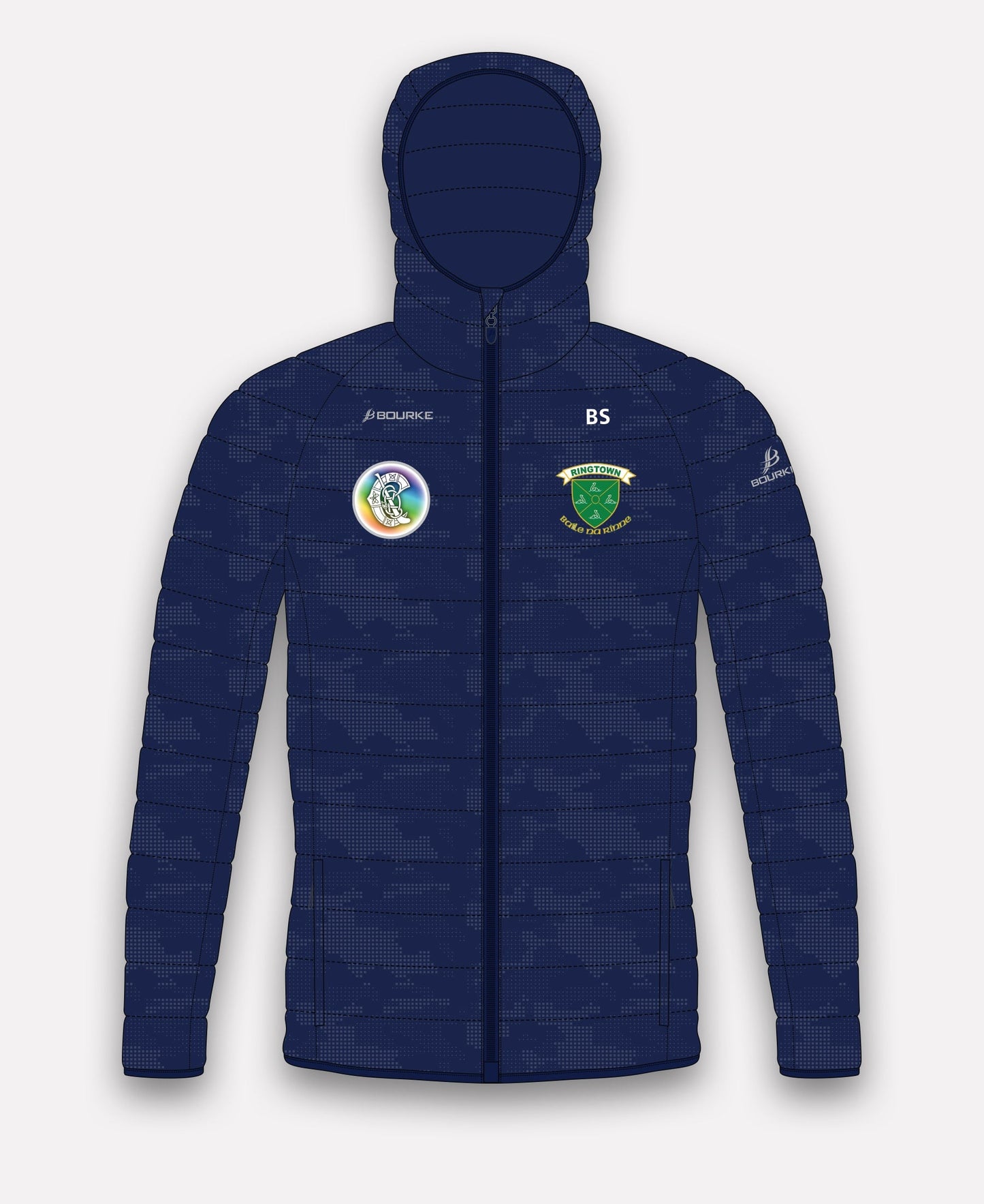 Ringtown Camogie Reflective Camo Jacket (Navy)