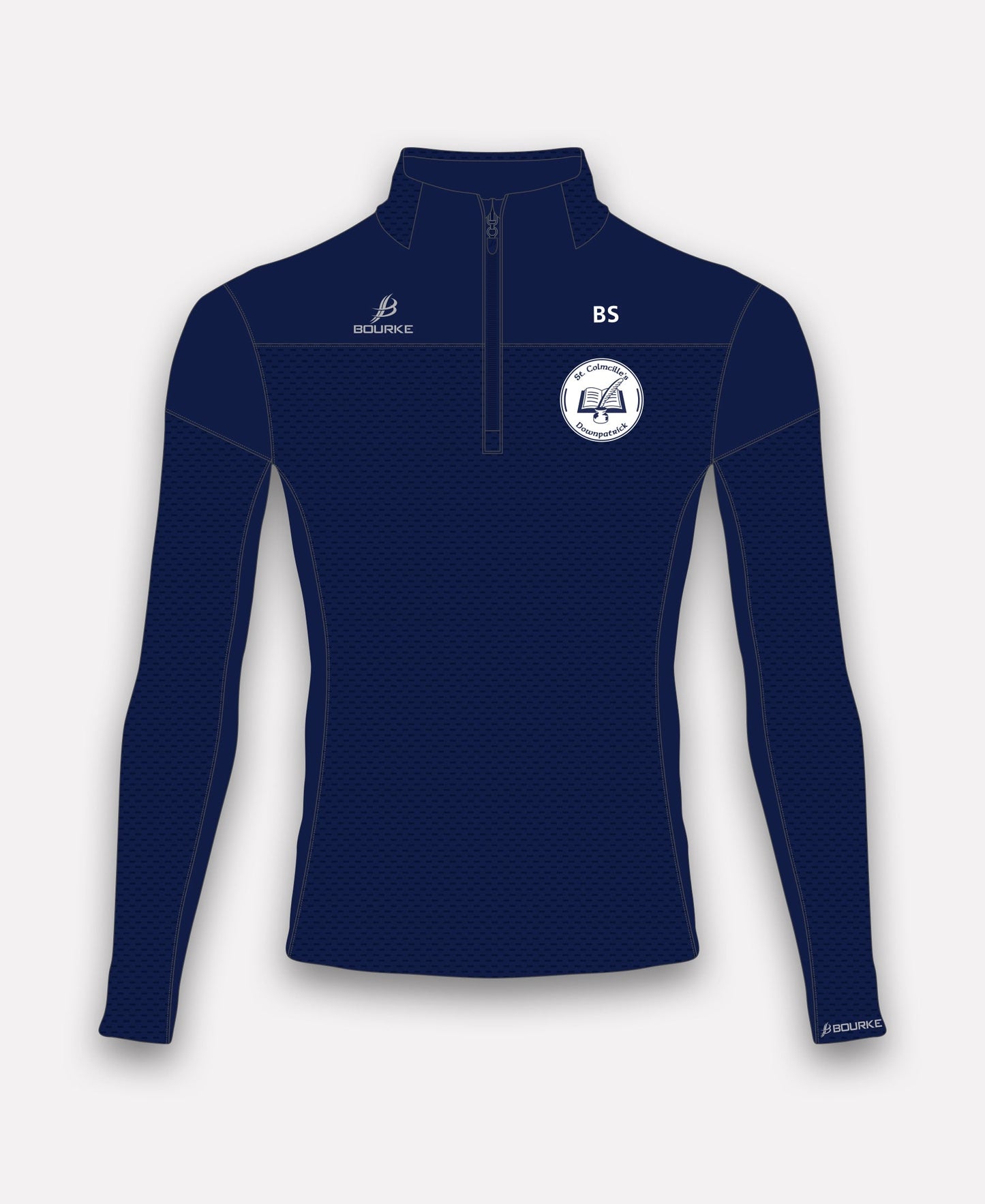 St Colmcille's PS Staff TACA Half Zip (Navy)