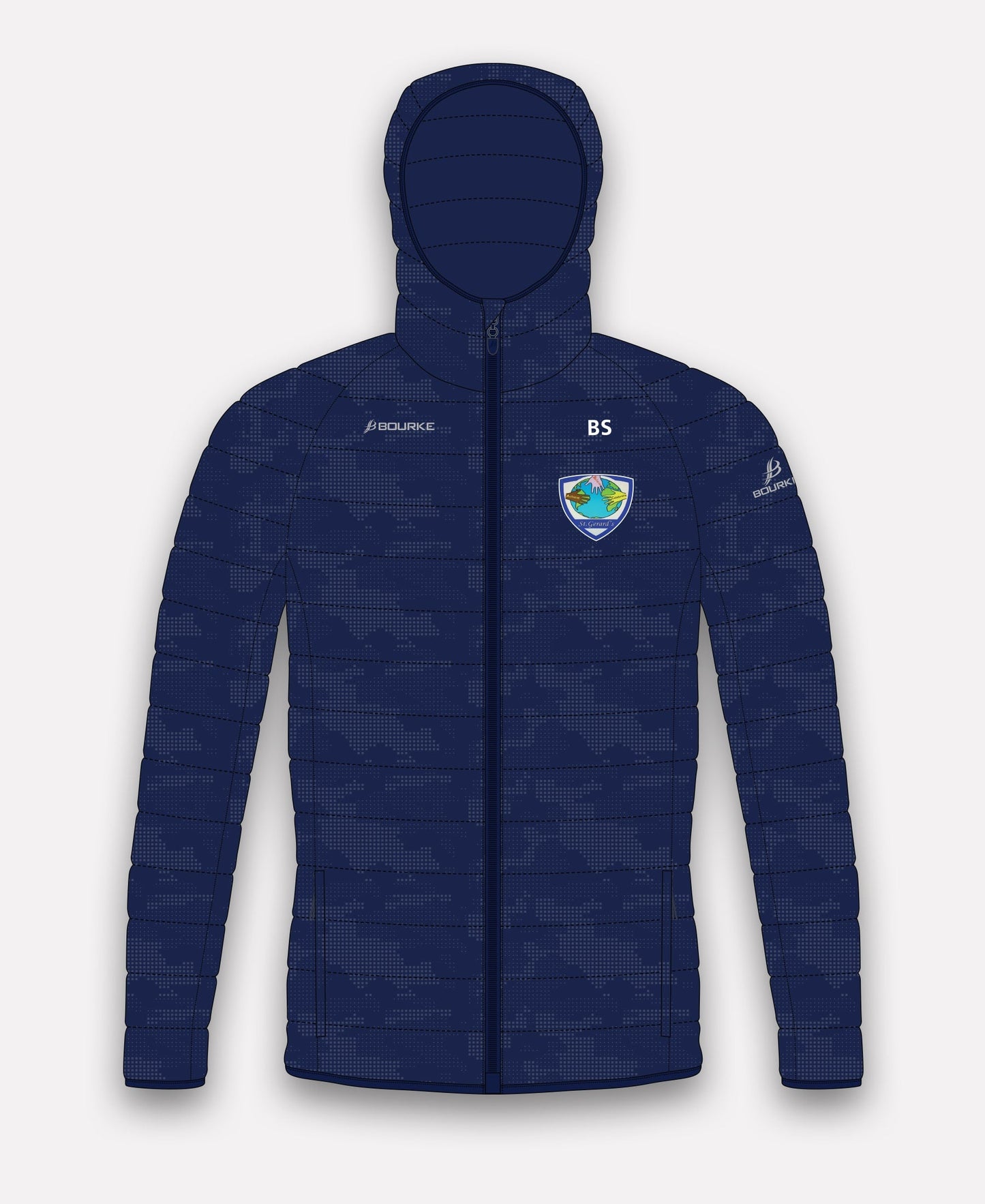 St. Gerard's School Belfast Reflective Camo Jacket (Navy)