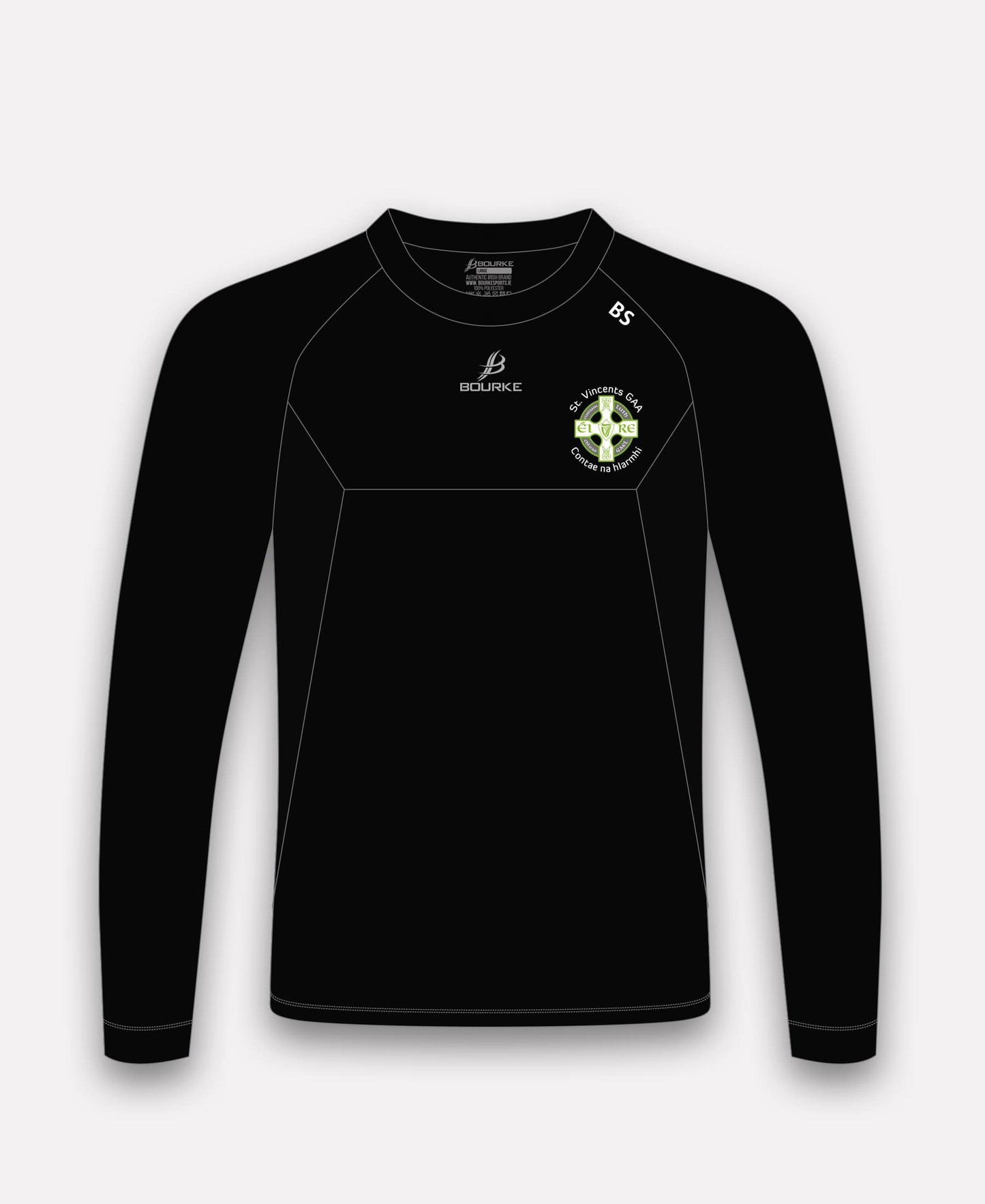 St Vincents Westmeath GAA BARR Crew Neck (Black)