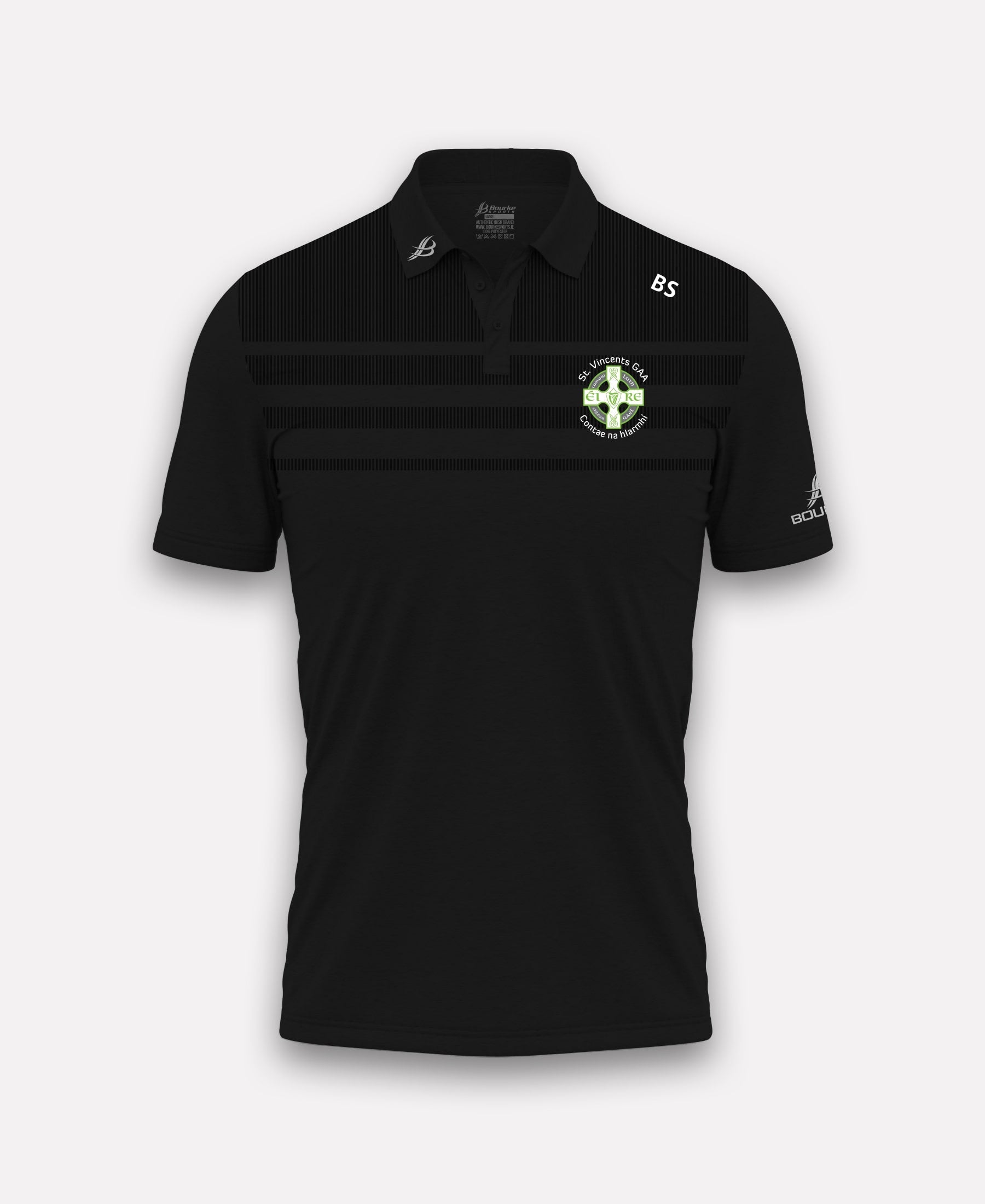 St Vincents Westmeath GAA TACA Polo Shirt (Black)