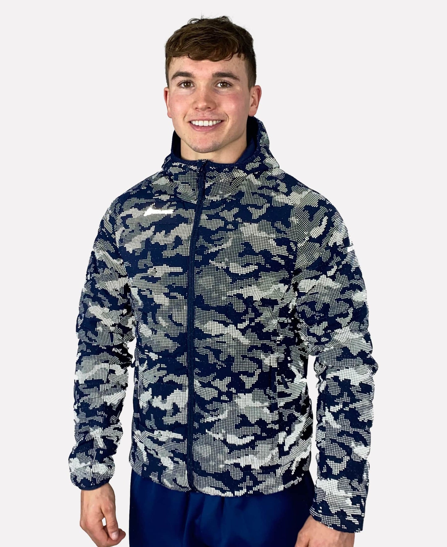 Reflective Camo Adult Jacket (Navy)