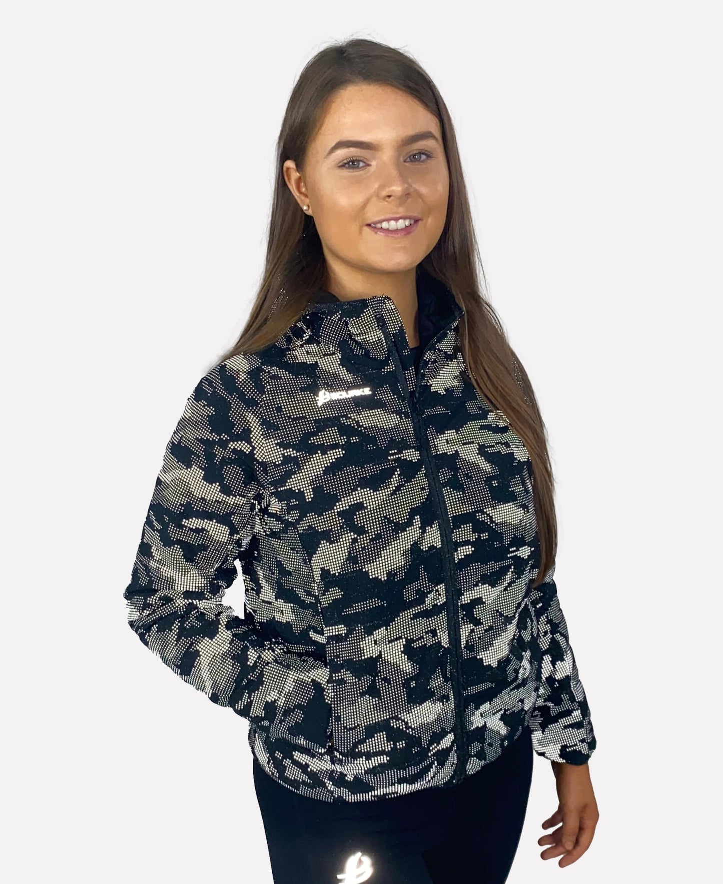 Naomh Eoin GAA Belfast Reflective Camo Jacket (Navy)