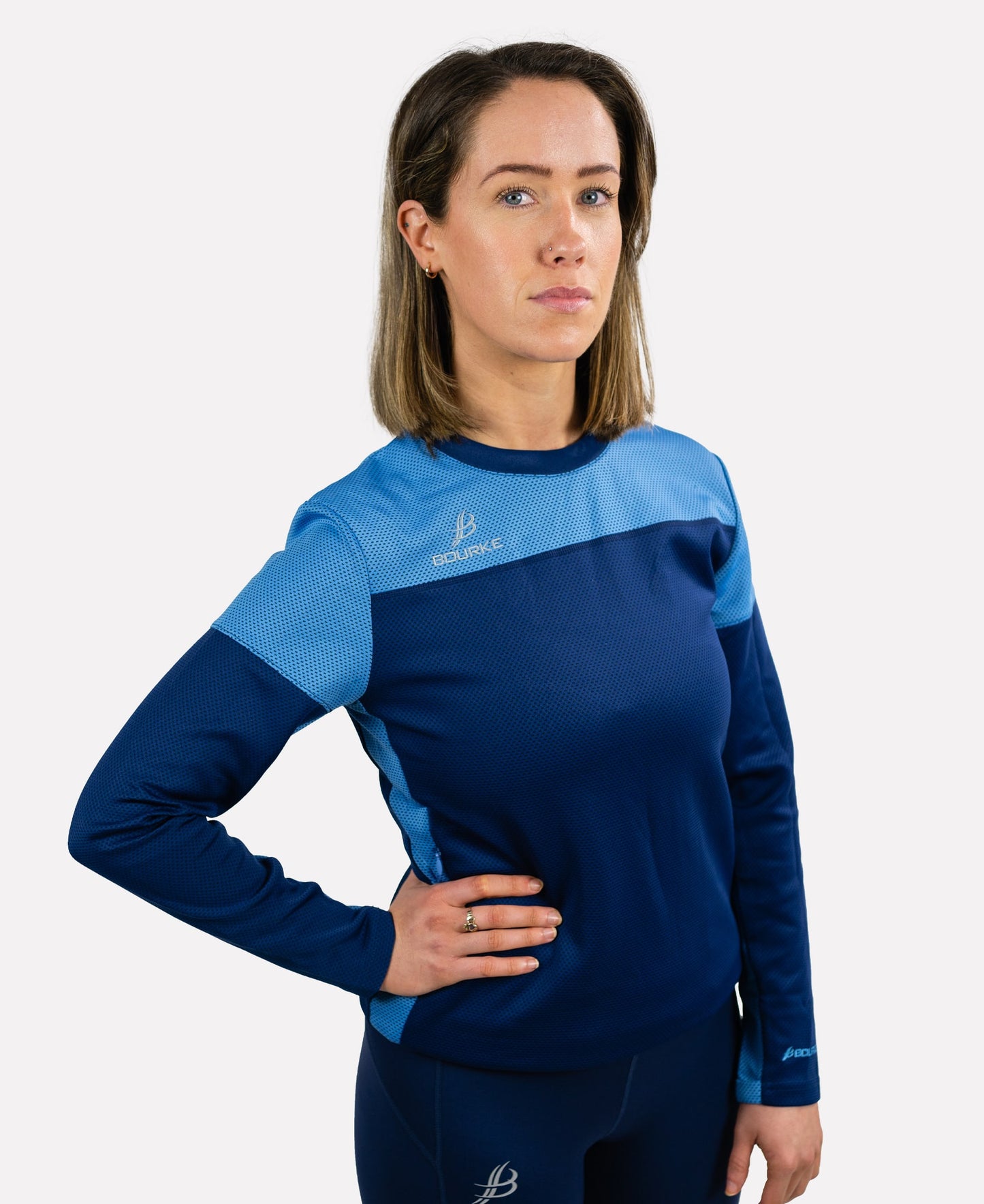 TACA Adult Crew Neck (Sky Blue/Navy)