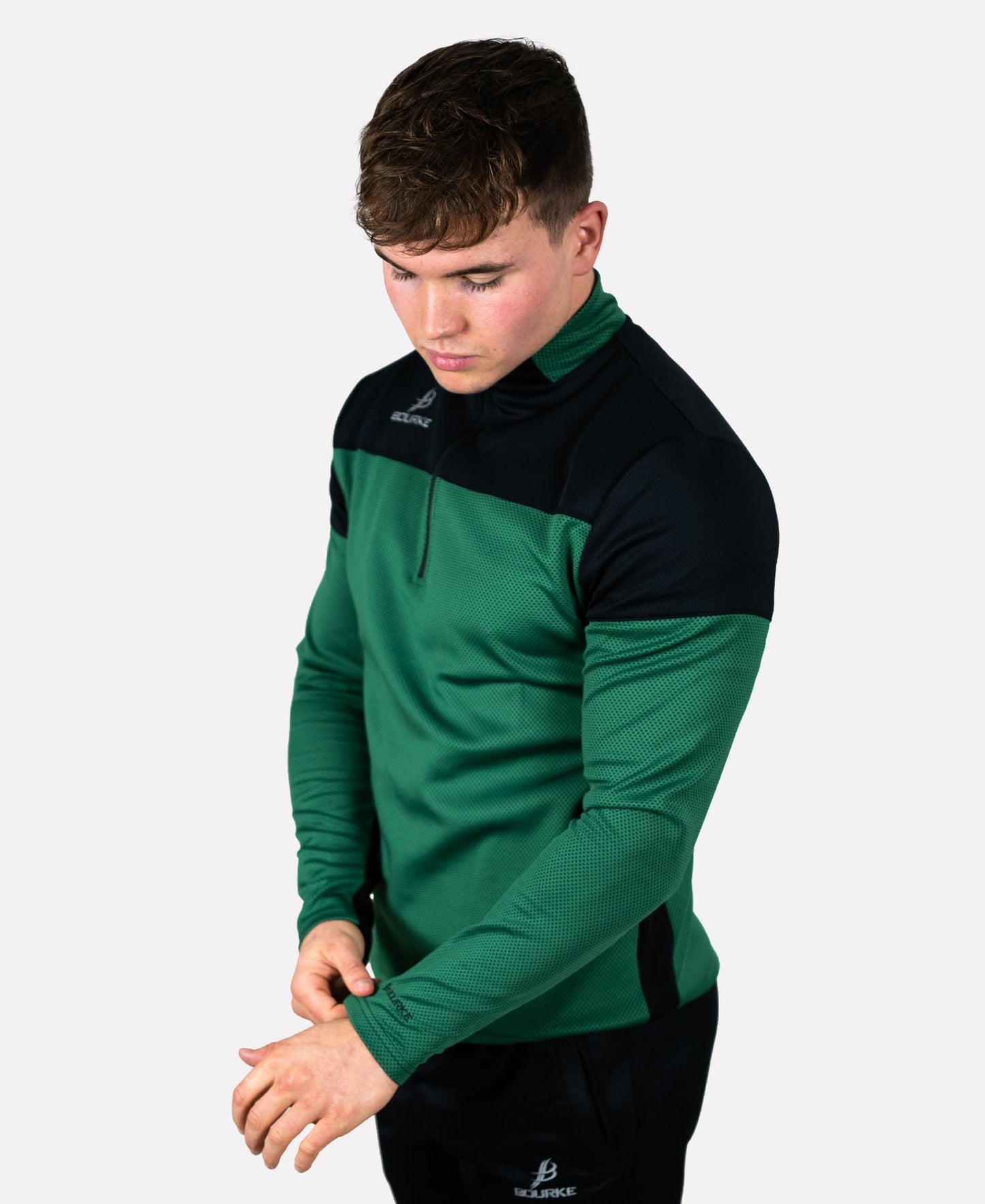 TACA Adult Half Zip (Green/Black)