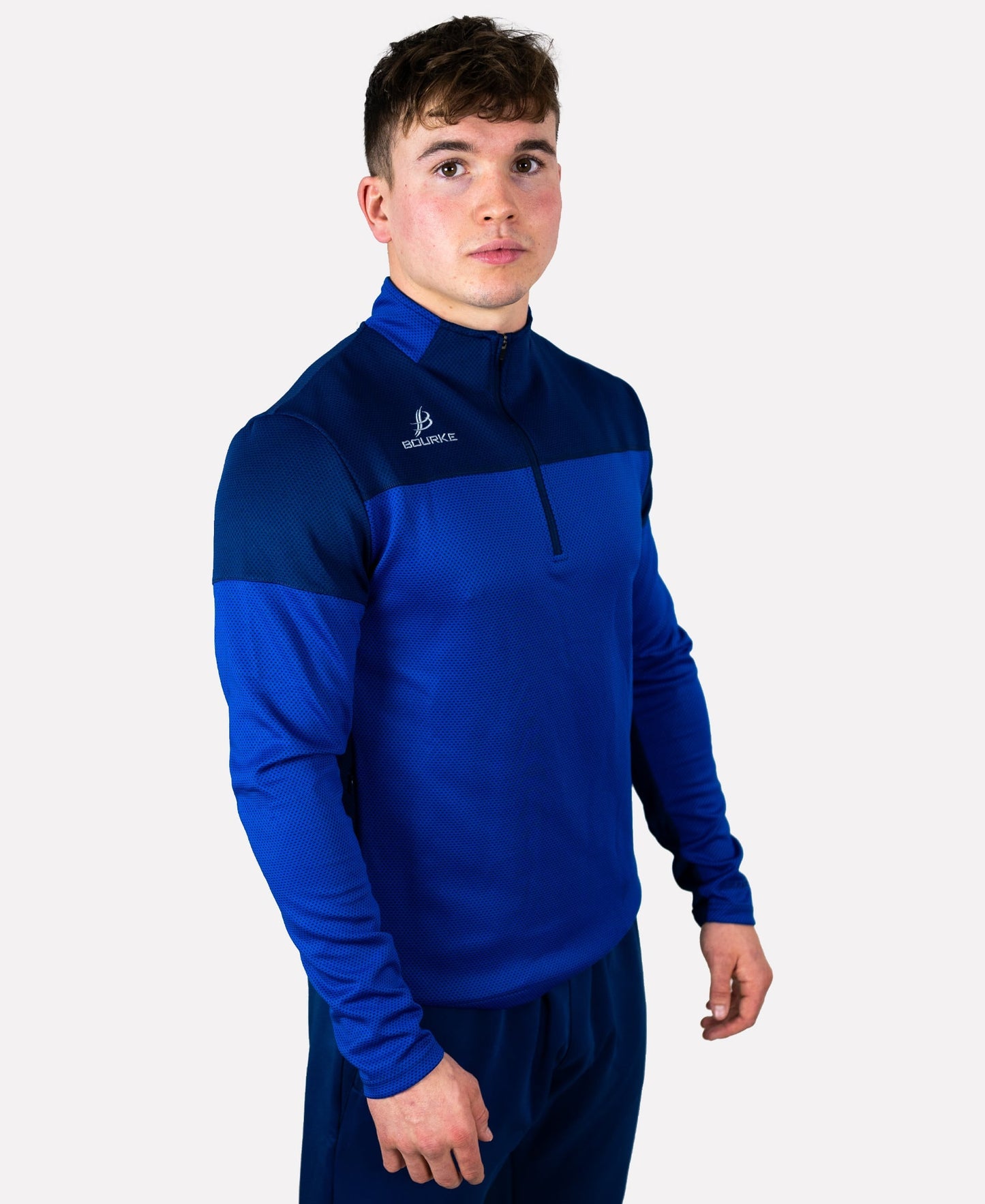 TACA Adult Half Zip (Blue/Navy)